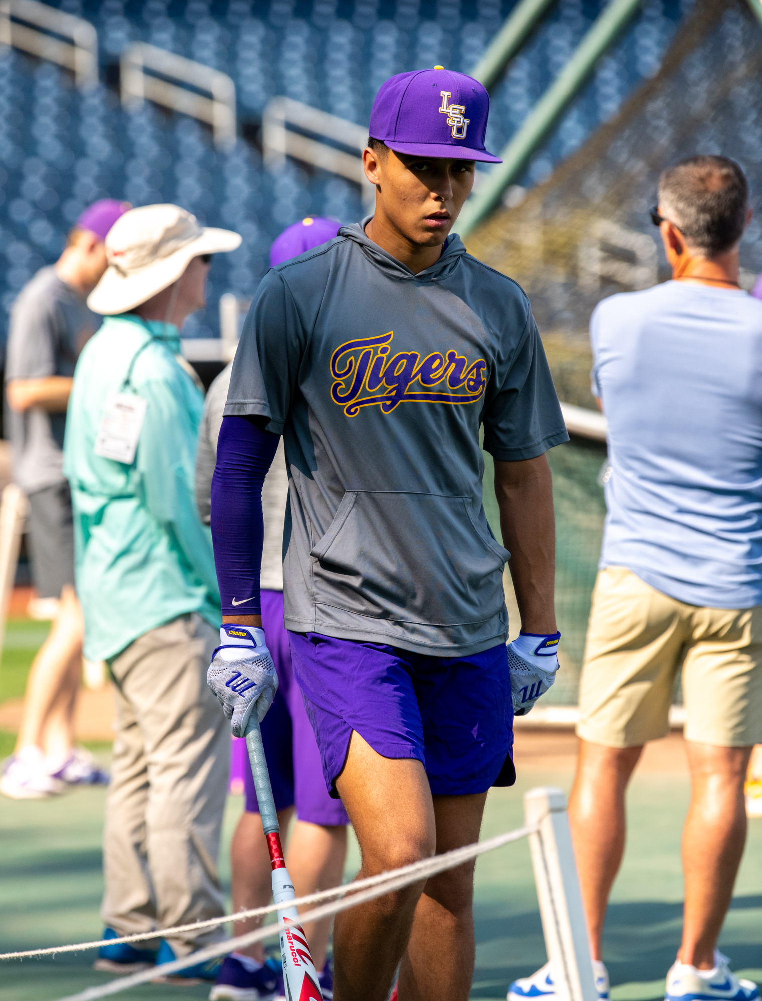 PHOTOS: LSU baseball hits the field in Omaha for MCWS practice