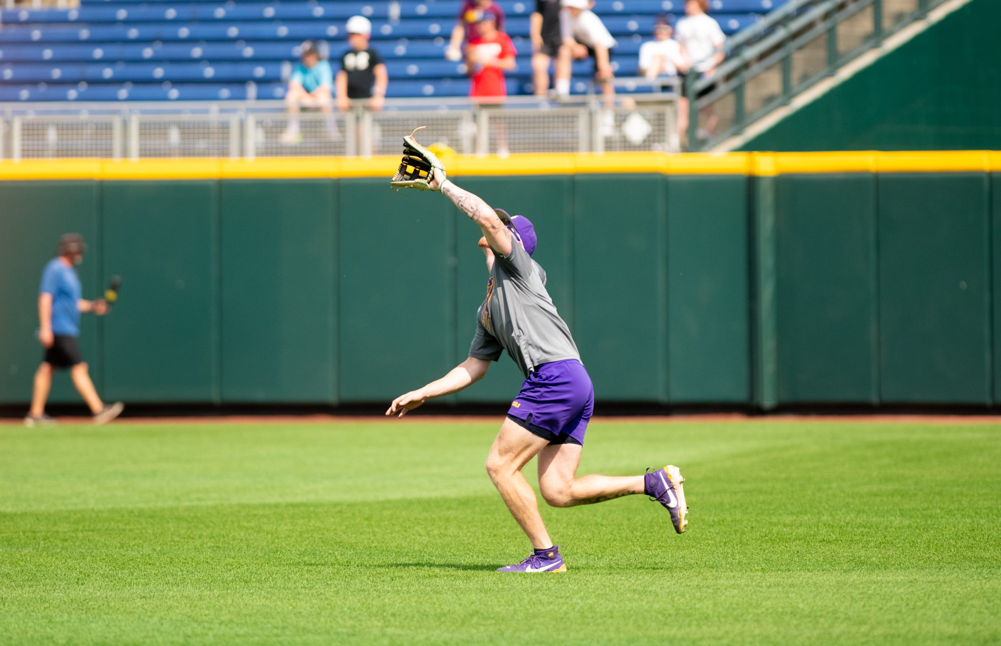 PHOTOS: LSU baseball hits the field in Omaha for MCWS practice