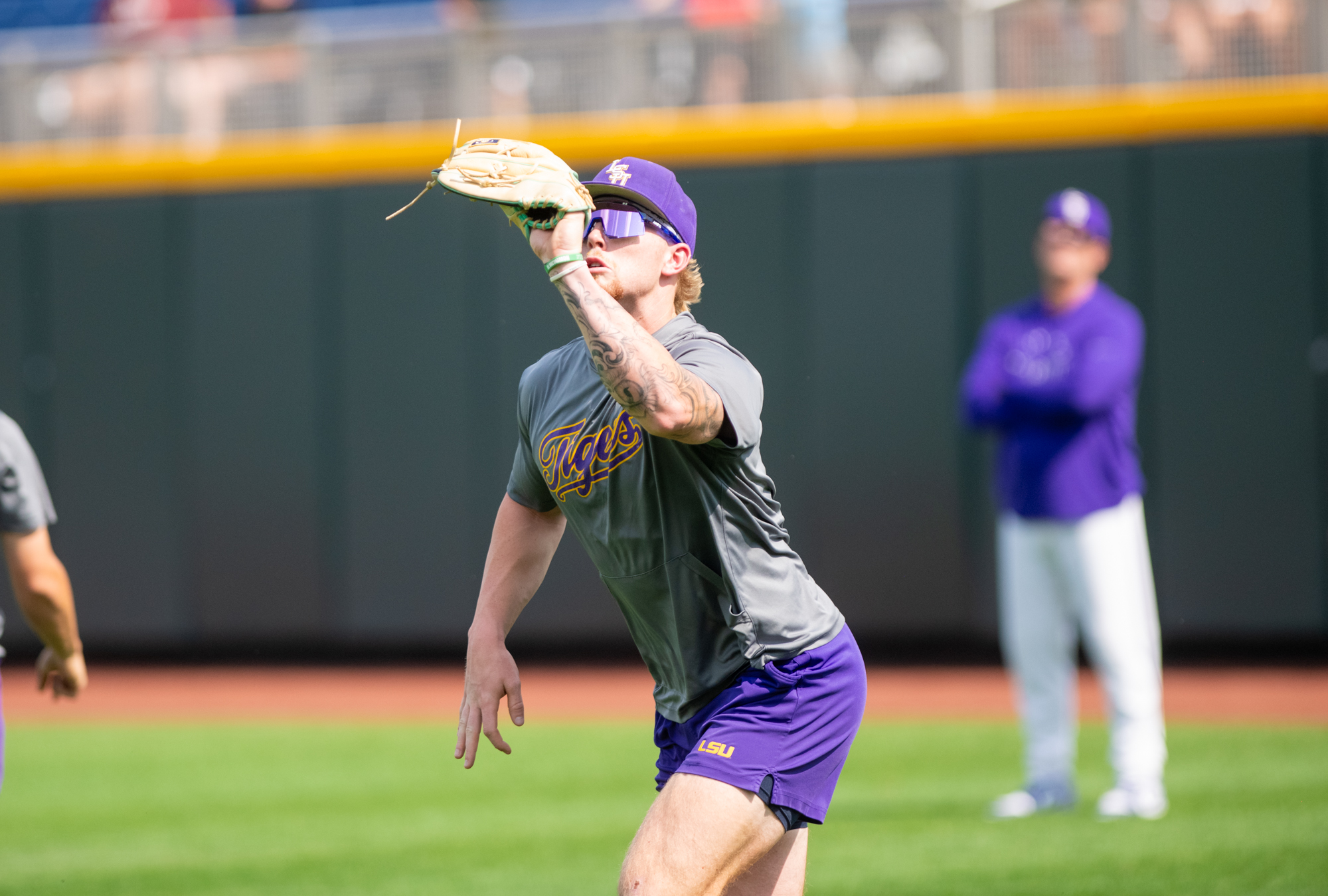 PHOTOS: LSU baseball hits the field in Omaha for MCWS practice