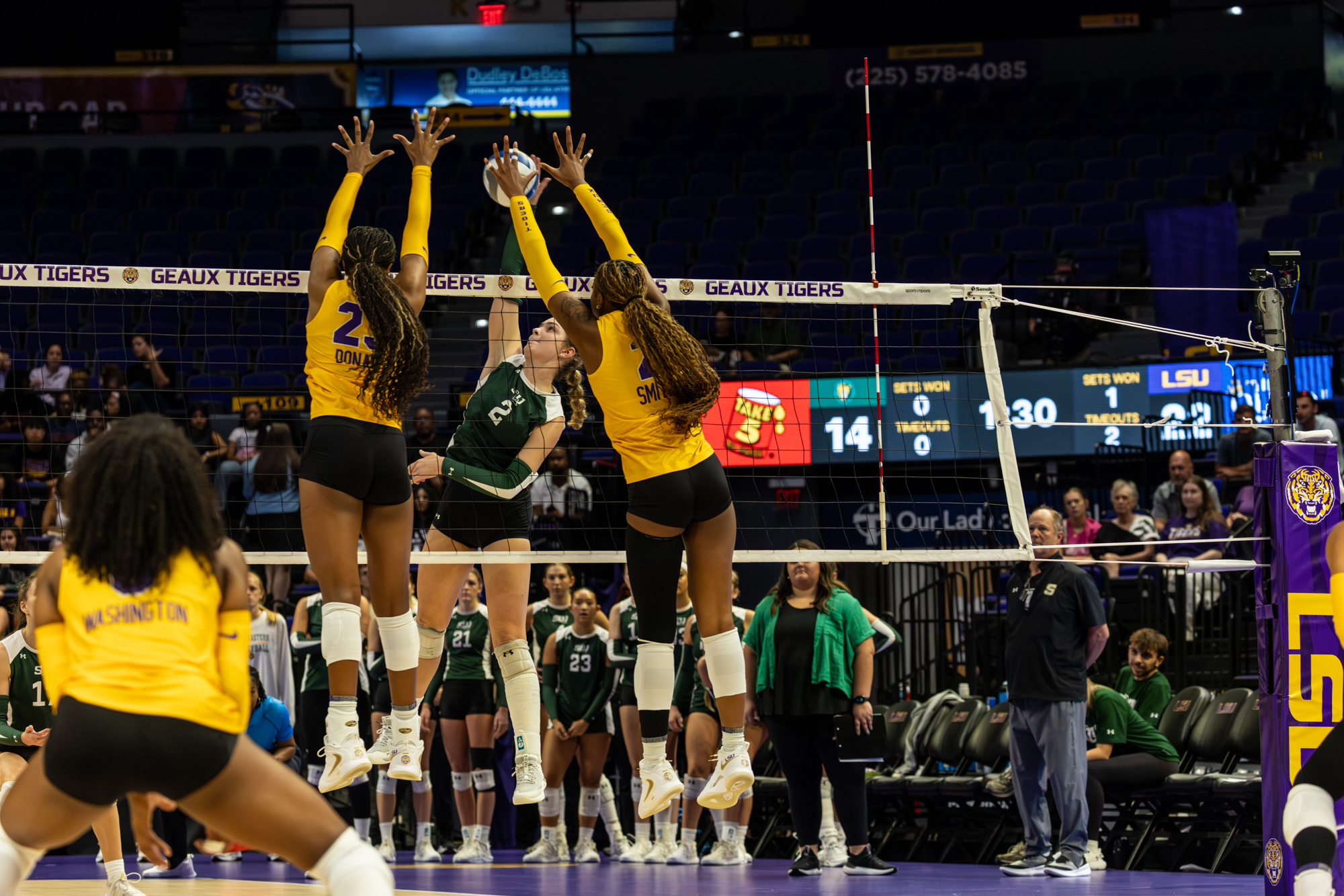 PHOTOS: LSU volleyball defeats Southeastern