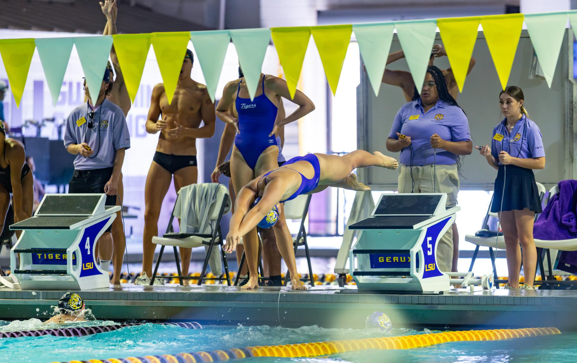 PHOTOS: LSU Swim and Dive starts season with Purple and Gold Intrasquad