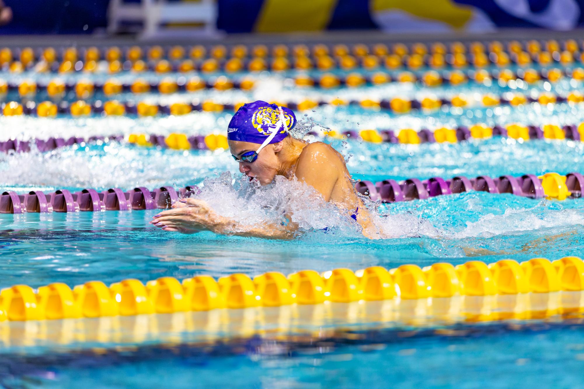 PHOTOS: LSU Swim and Dive starts season with Purple and Gold Intrasquad
