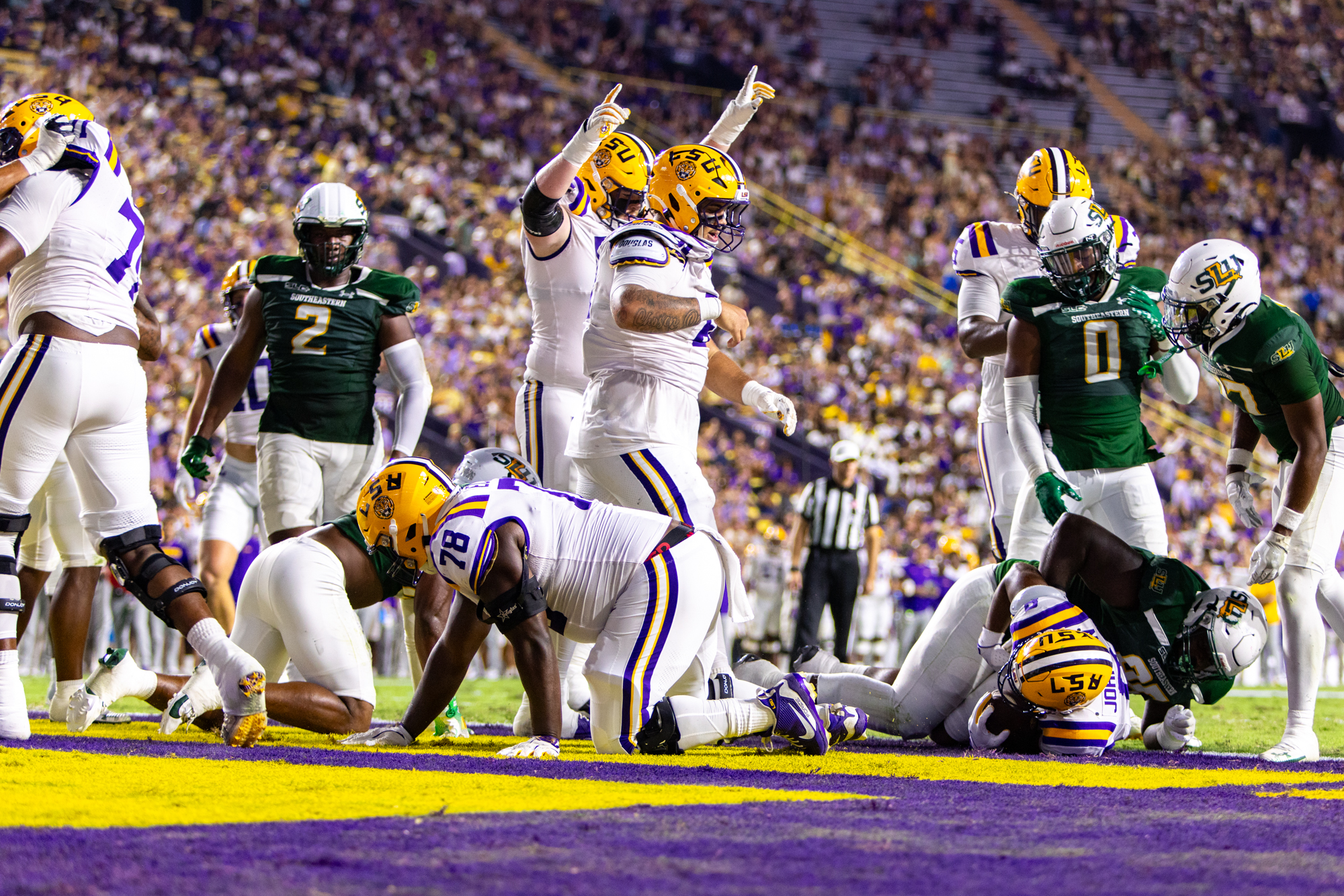 PHOTOS: LSU football defeats Southeastern at Family Weekend
