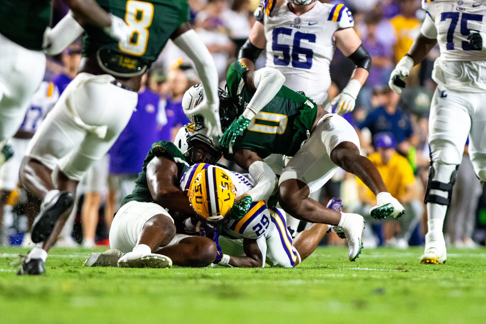 PHOTOS: LSU football defeats Southeastern at Family Weekend