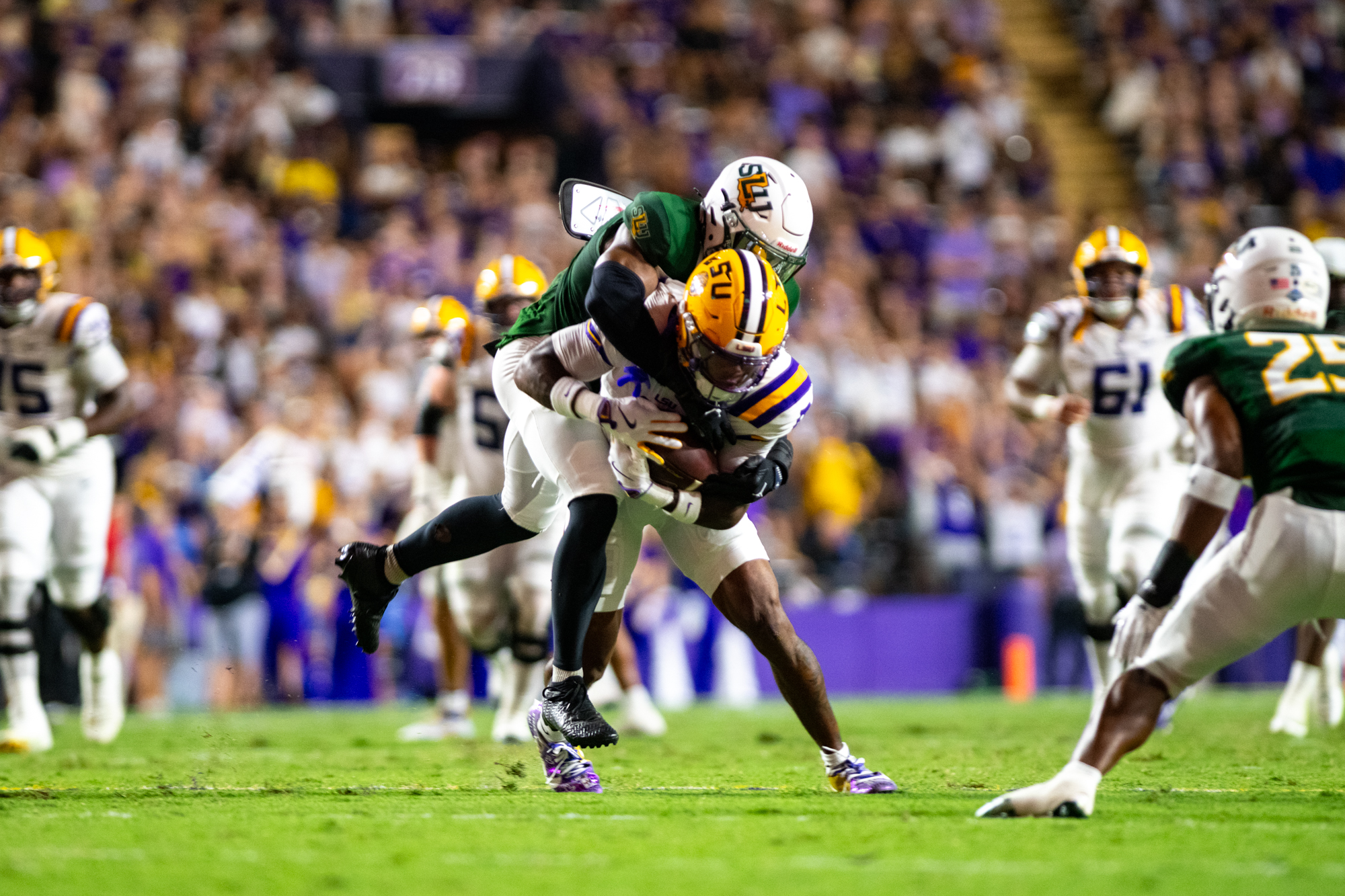 PHOTOS: LSU football defeats Southeastern at Family Weekend