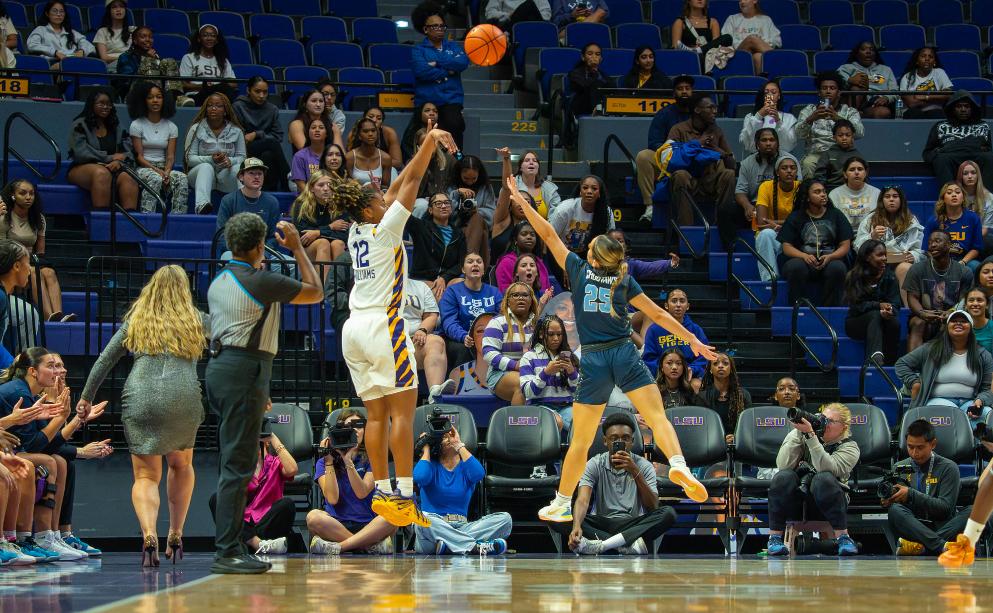 PHOTOS: LSU women's basketball dominates in exhibition game against Mississippi College