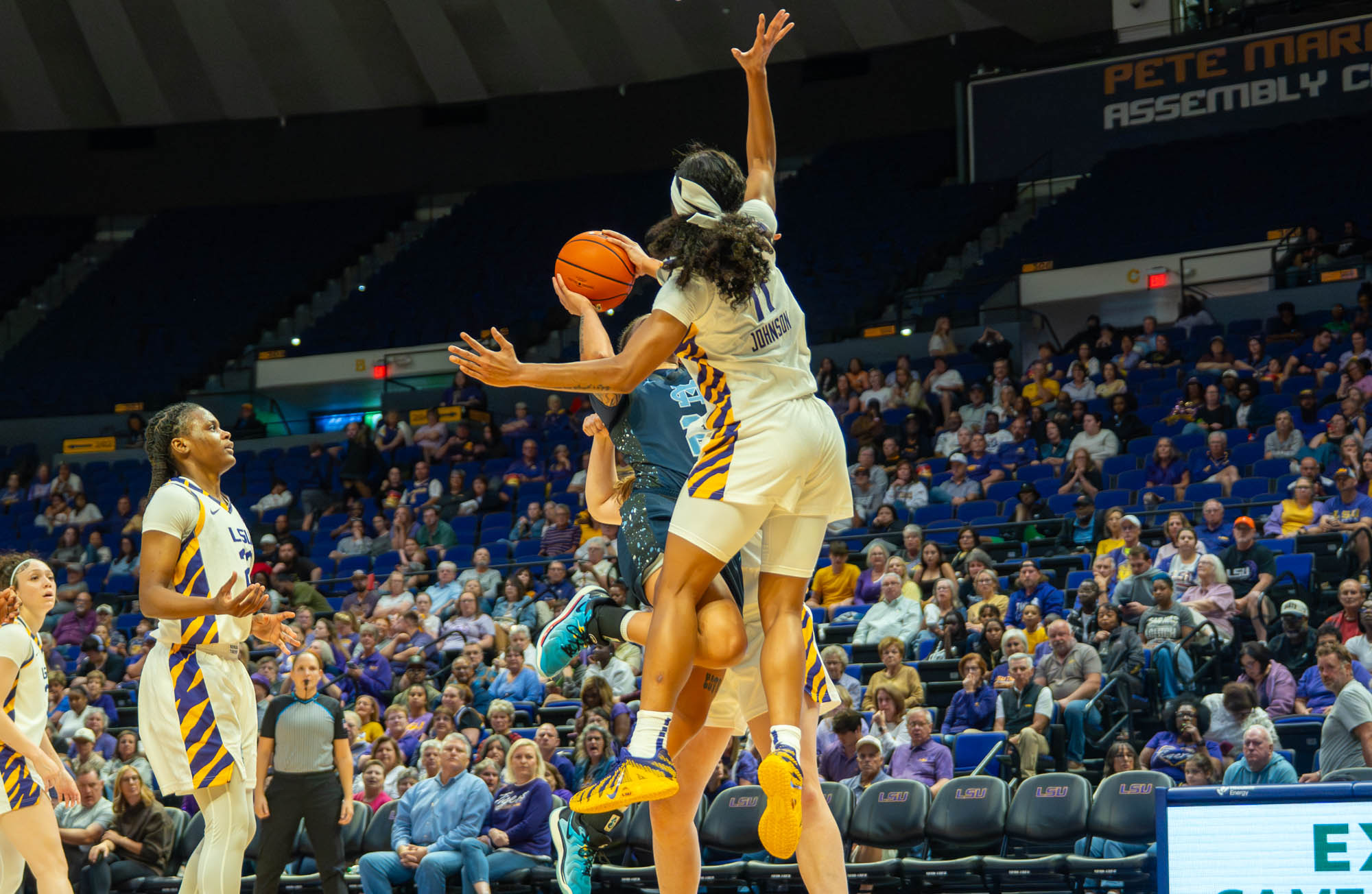 PHOTOS: LSU women's basketball dominates in exhibition game against Mississippi College
