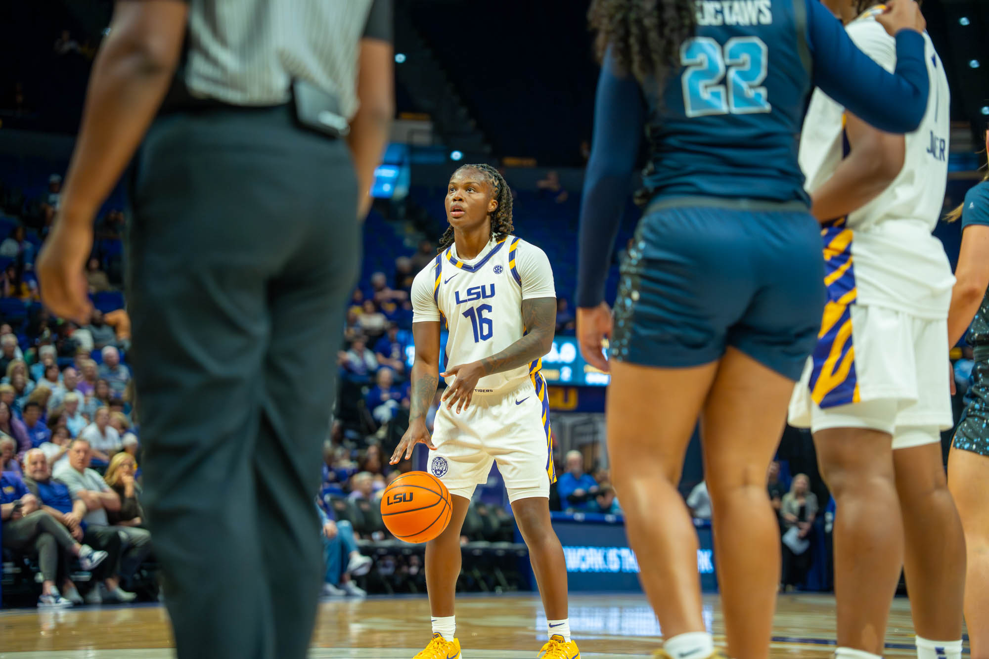 PHOTOS: LSU women's basketball dominates in exhibition game against Mississippi College