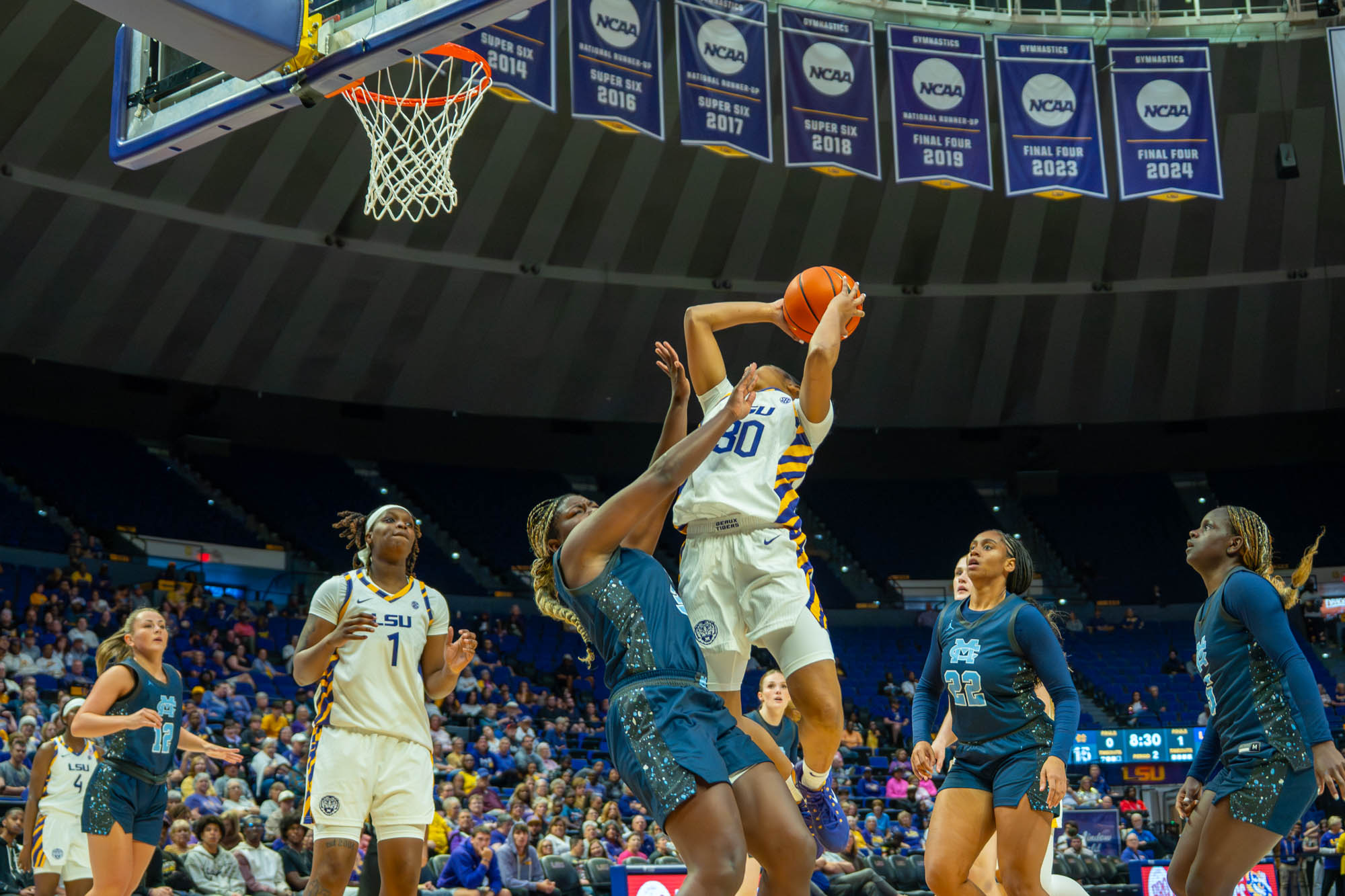 PHOTOS: LSU women's basketball dominates in exhibition game against Mississippi College