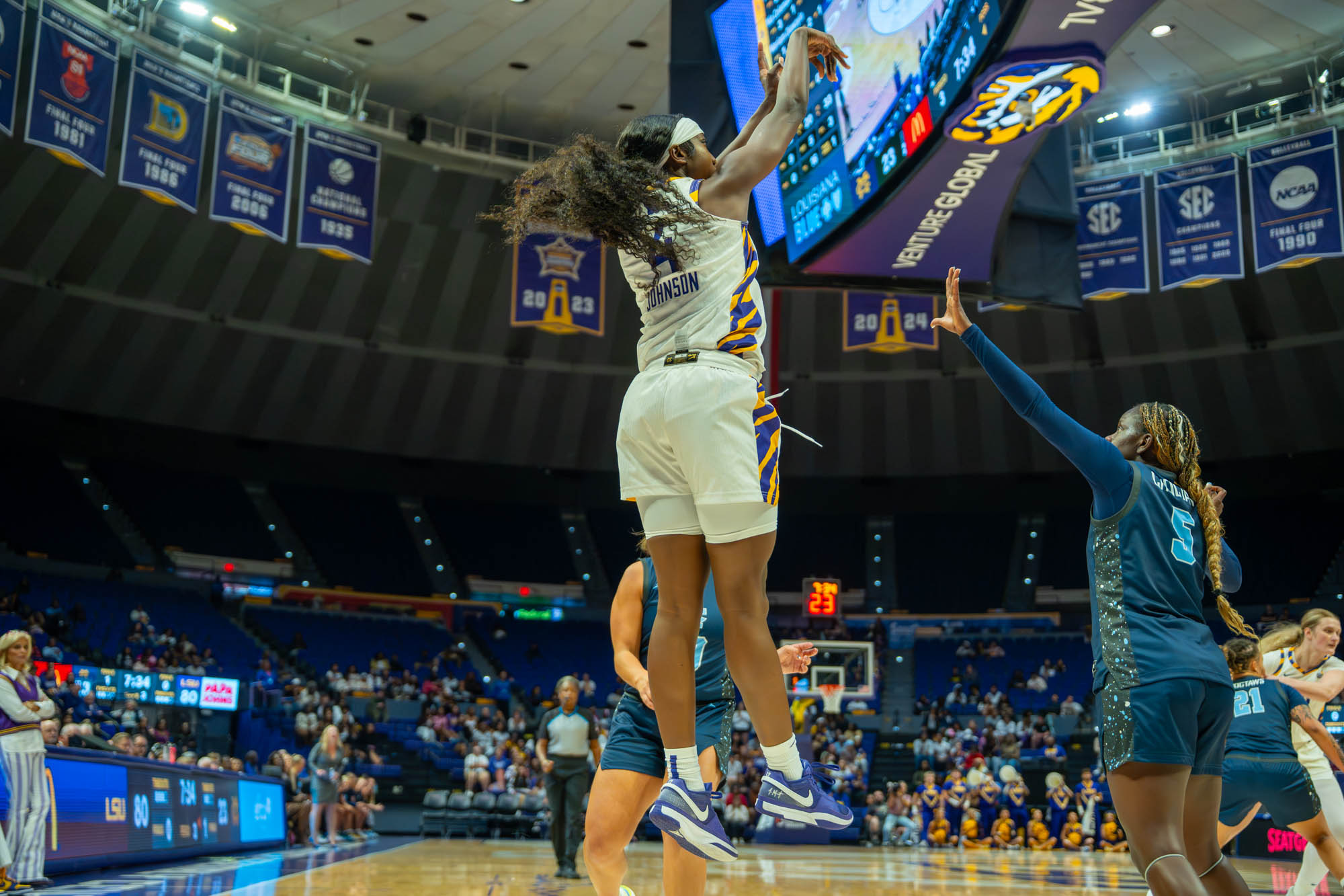 PHOTOS: LSU women's basketball dominates in exhibition game against Mississippi College