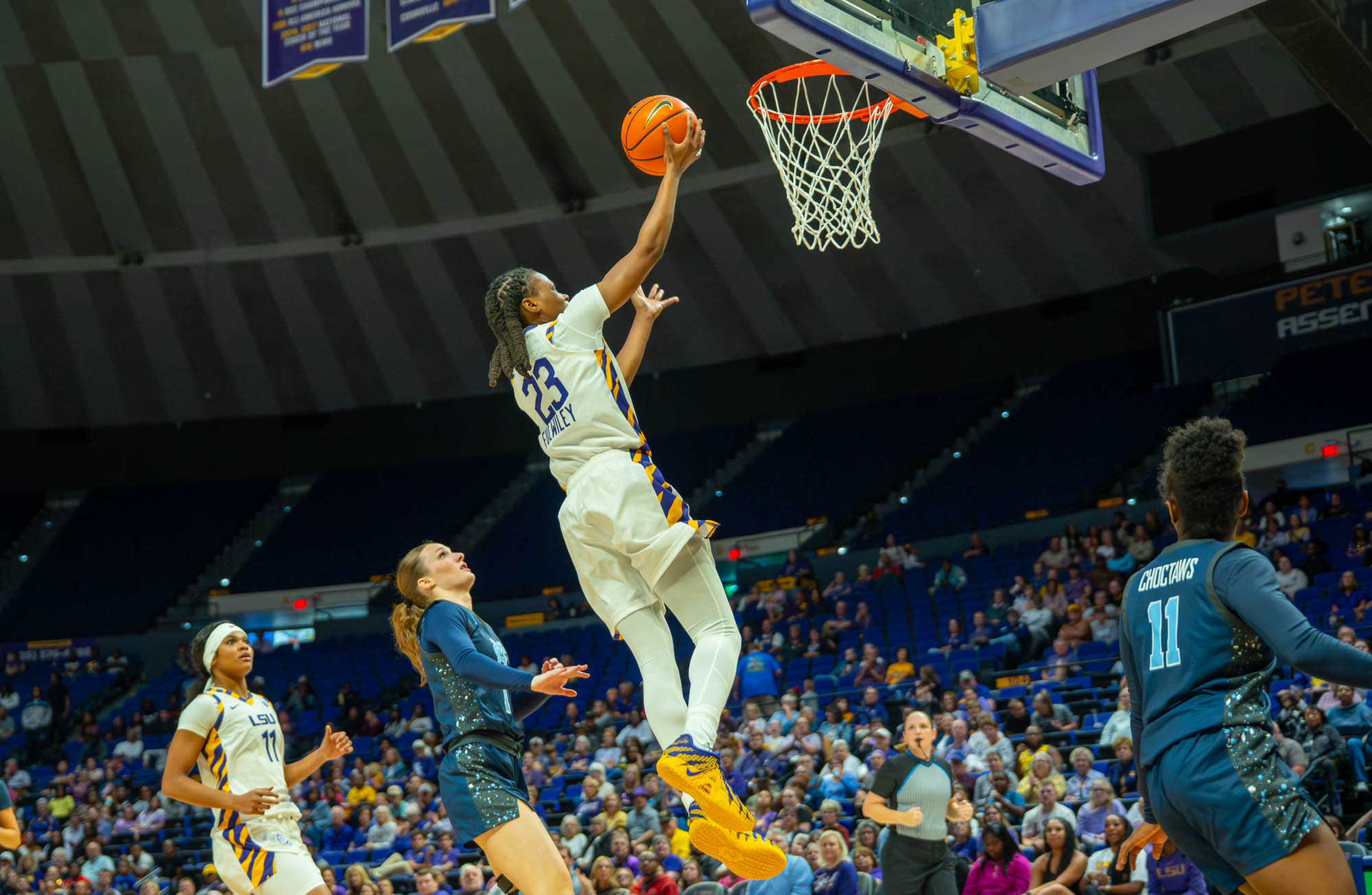 PHOTOS: LSU women's basketball dominates in exhibition game against Mississippi College