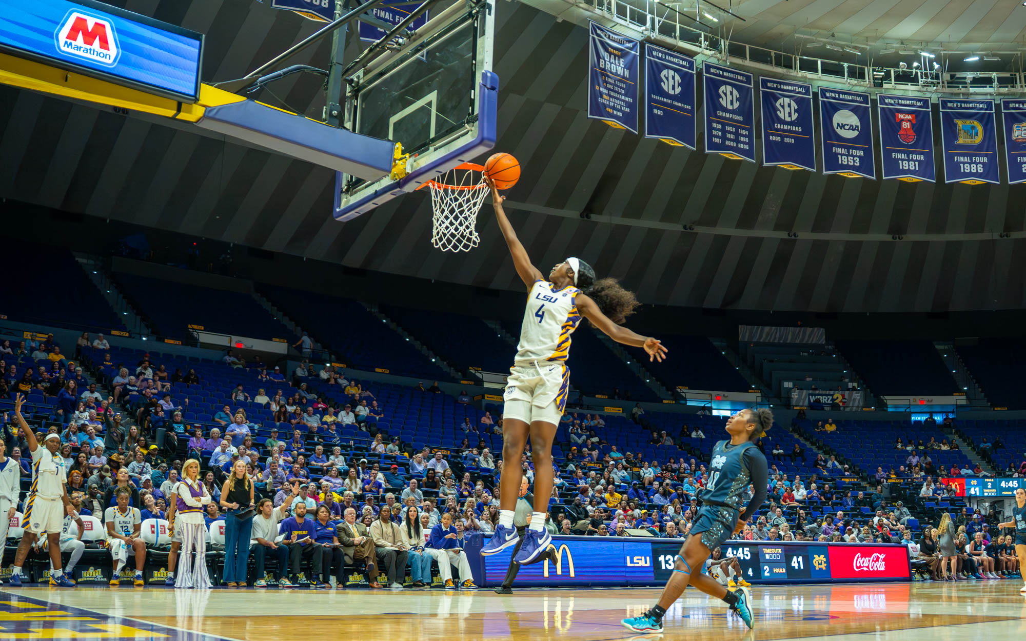 PHOTOS: LSU women's basketball dominates in exhibition game against Mississippi College