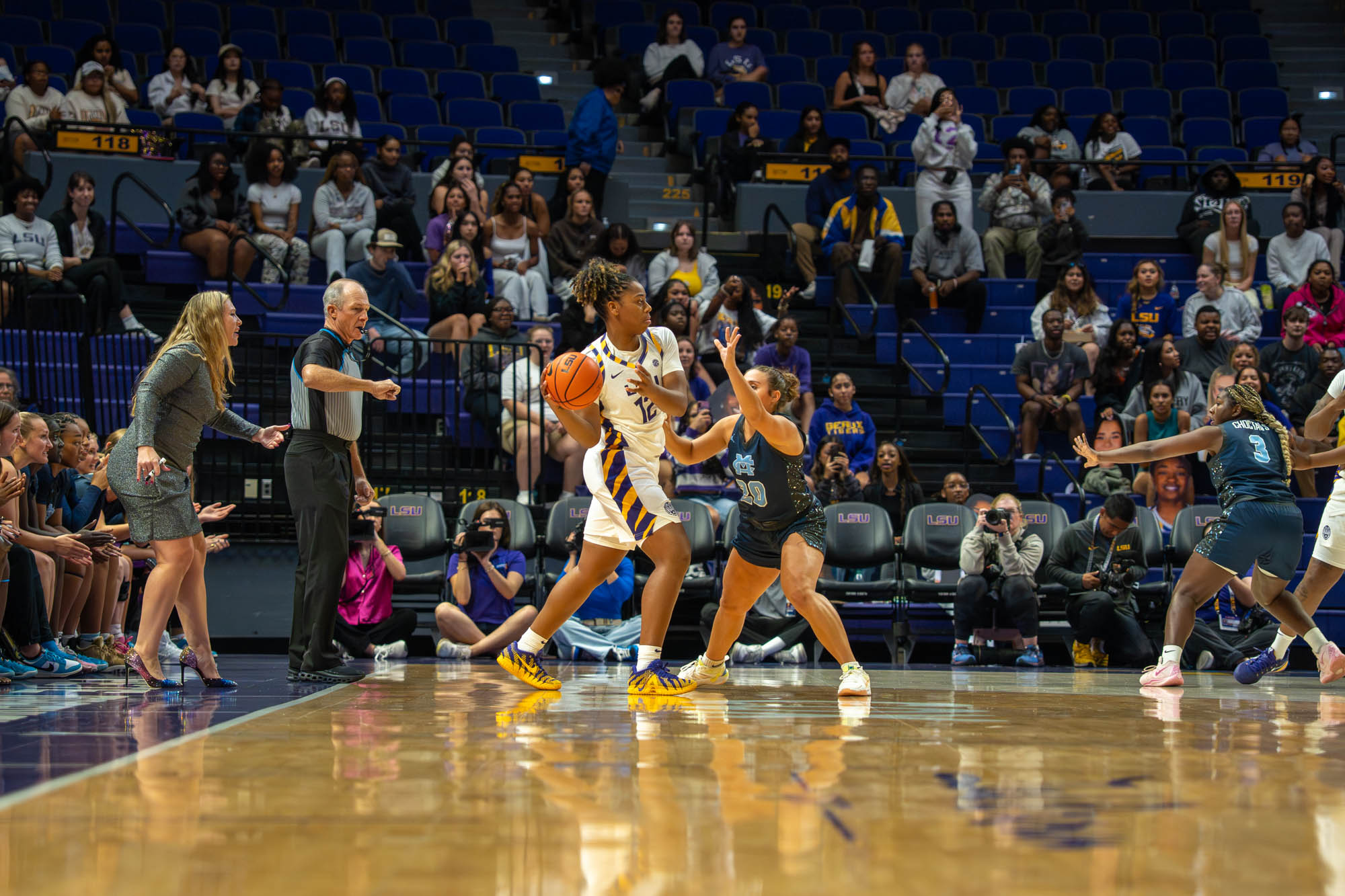 PHOTOS: LSU women's basketball dominates in exhibition game against Mississippi College