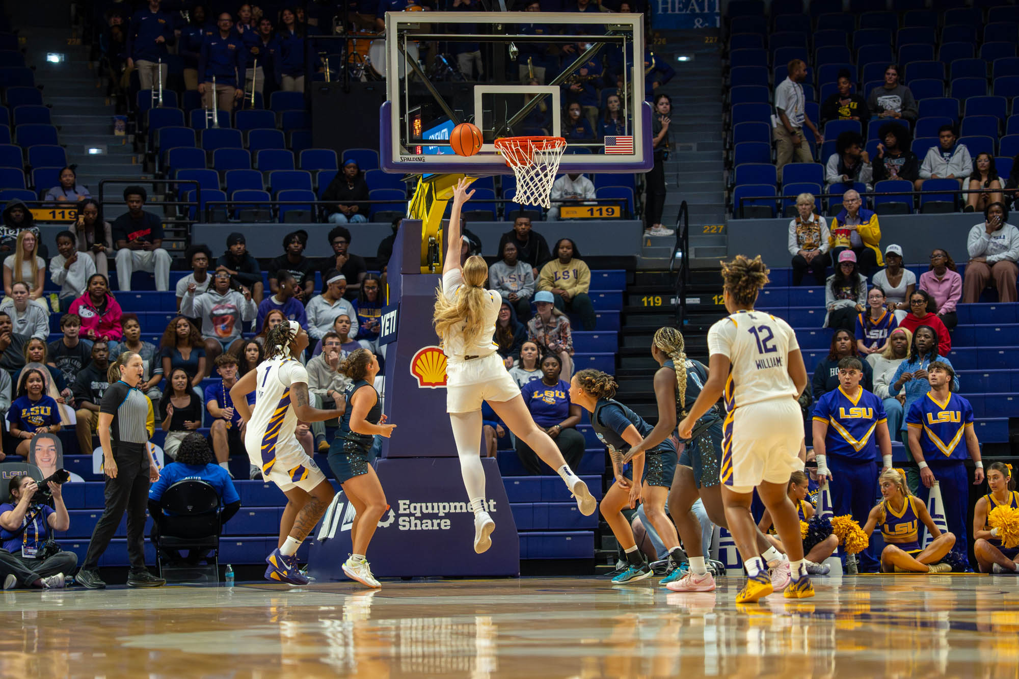 PHOTOS: LSU women's basketball dominates in exhibition game against Mississippi College
