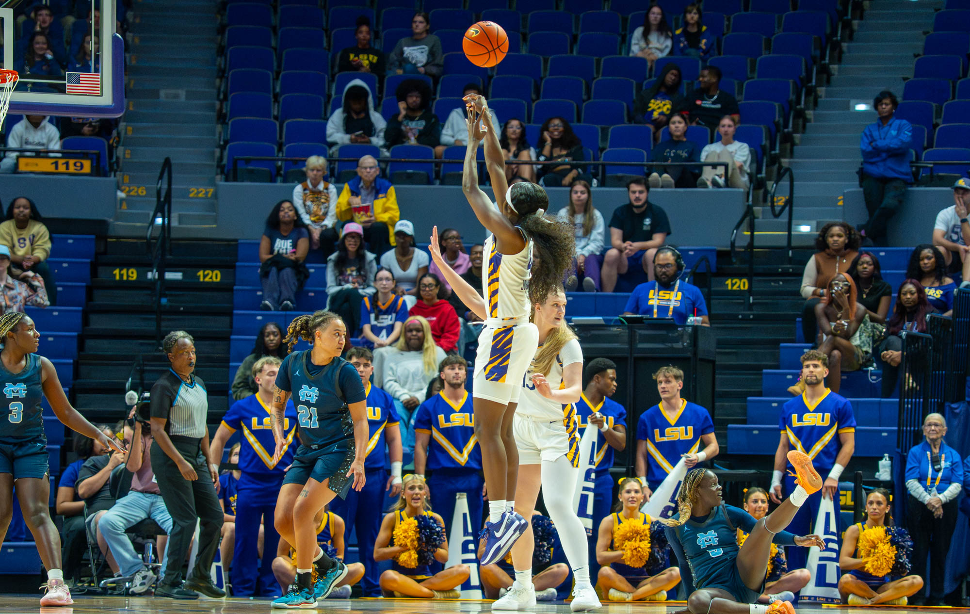 PHOTOS: LSU women's basketball dominates in exhibition game against Mississippi College