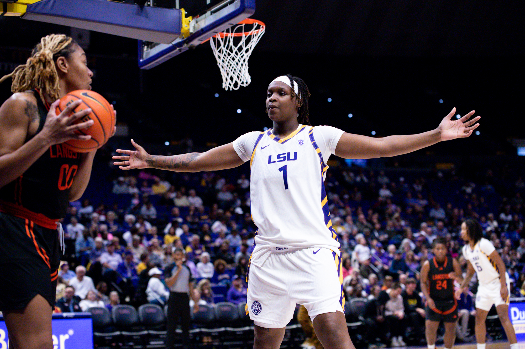 PHOTOS: LSU women's basketball defeats Langston in exhibition game
