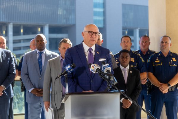LSU interim president Matt Lee speaks Thursday, Oct. 16, 2025, at the LSU Foundation in Baton Rouge, La.