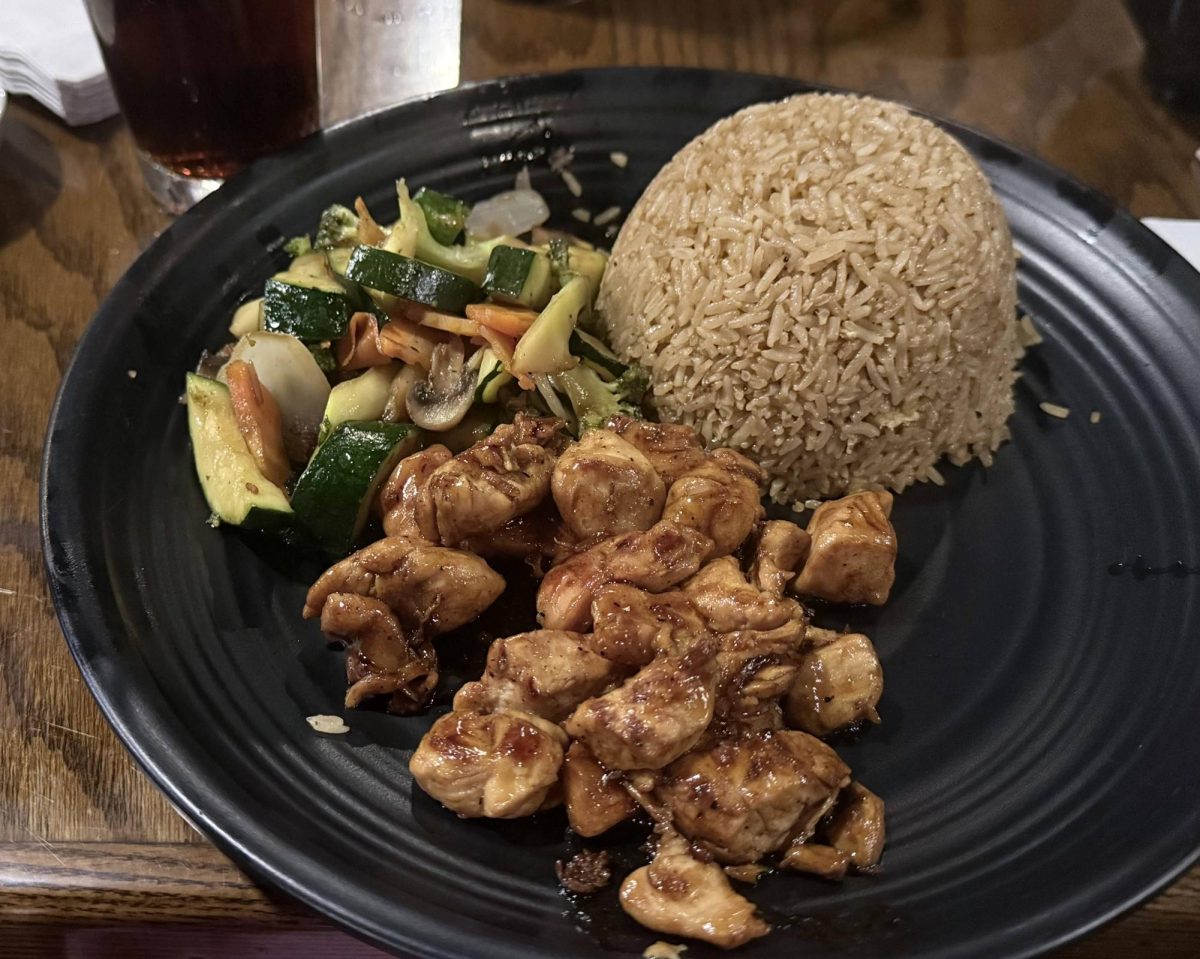 The chicken hibachi from Ichiban Sushi Bar and Grill.