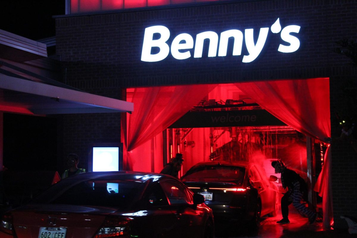 The haunted overlay of Benny's Car Wash. (courtesy of Gina Sanchez)