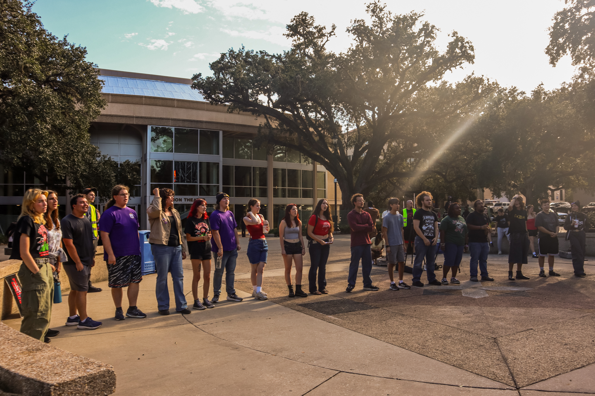SDS protests National Guard deployment in Louisiana, calls for student charges to be dropped