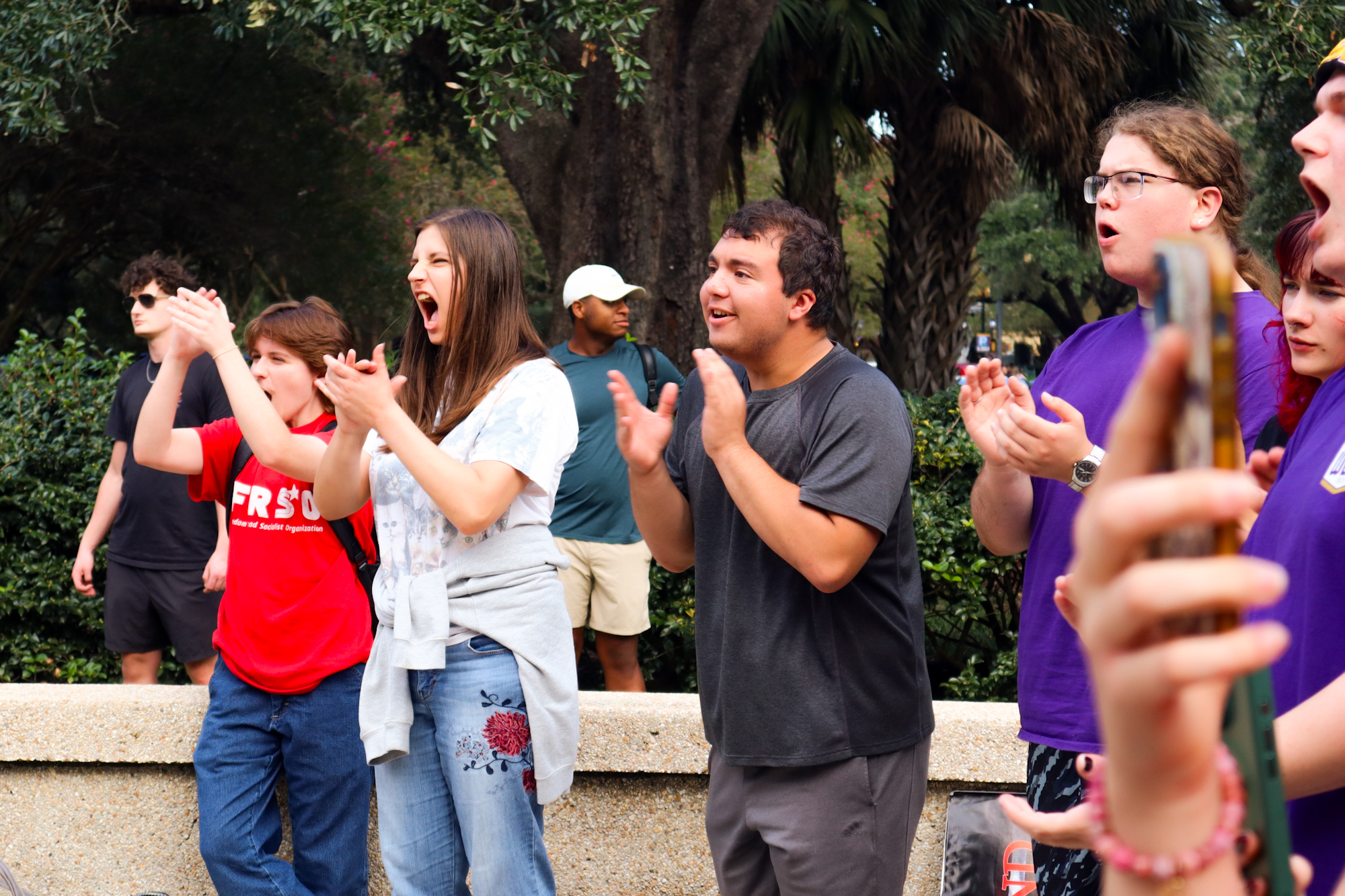 SDS protests National Guard deployment in Louisiana, calls for student charges to be dropped