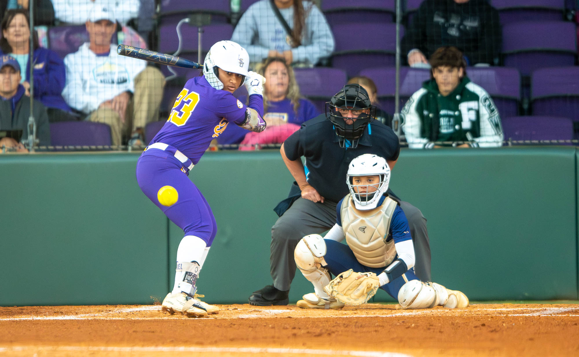 PHOTOS: LSU softball hosts exhibition doubleheader