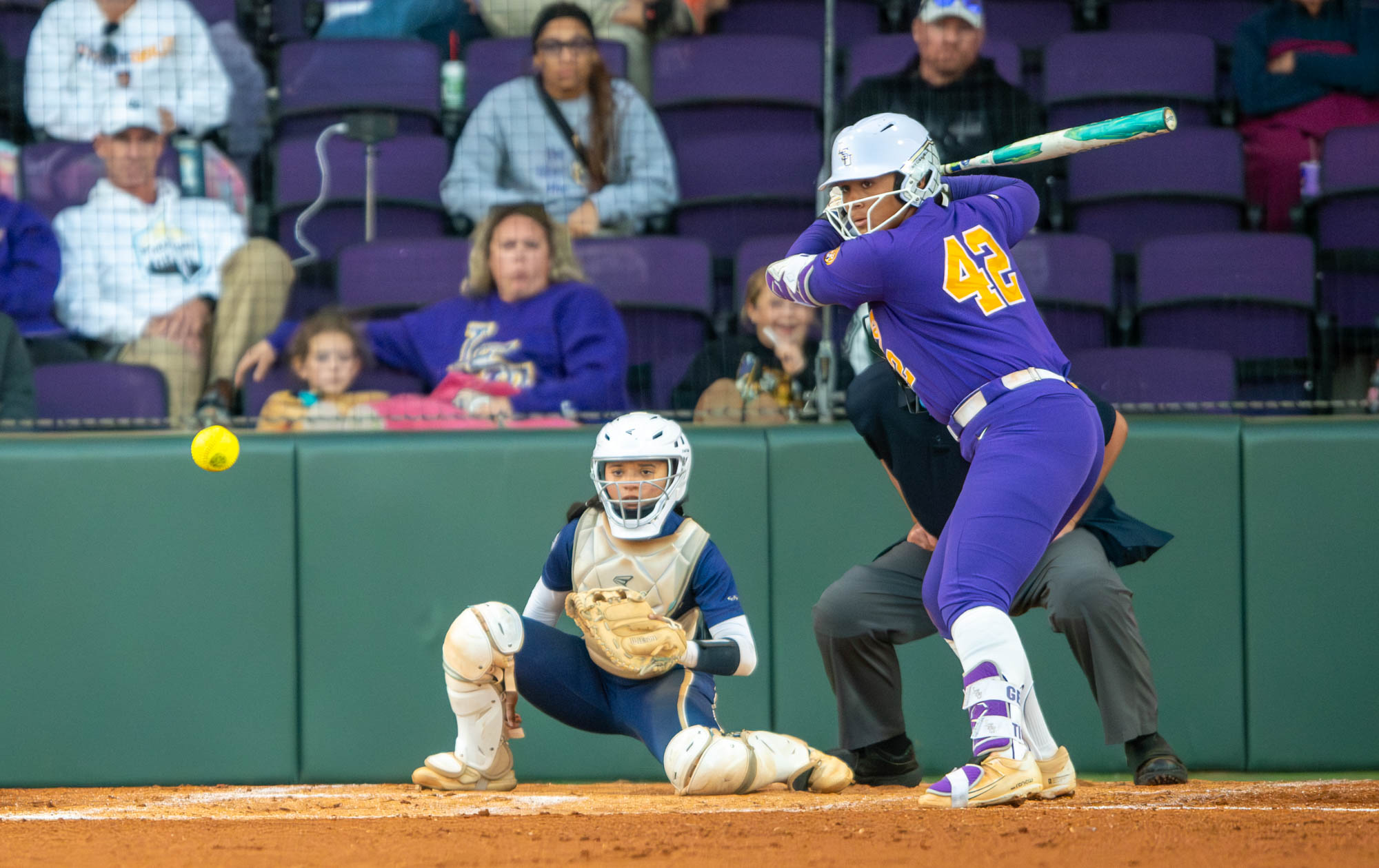 PHOTOS: LSU softball hosts exhibition doubleheader
