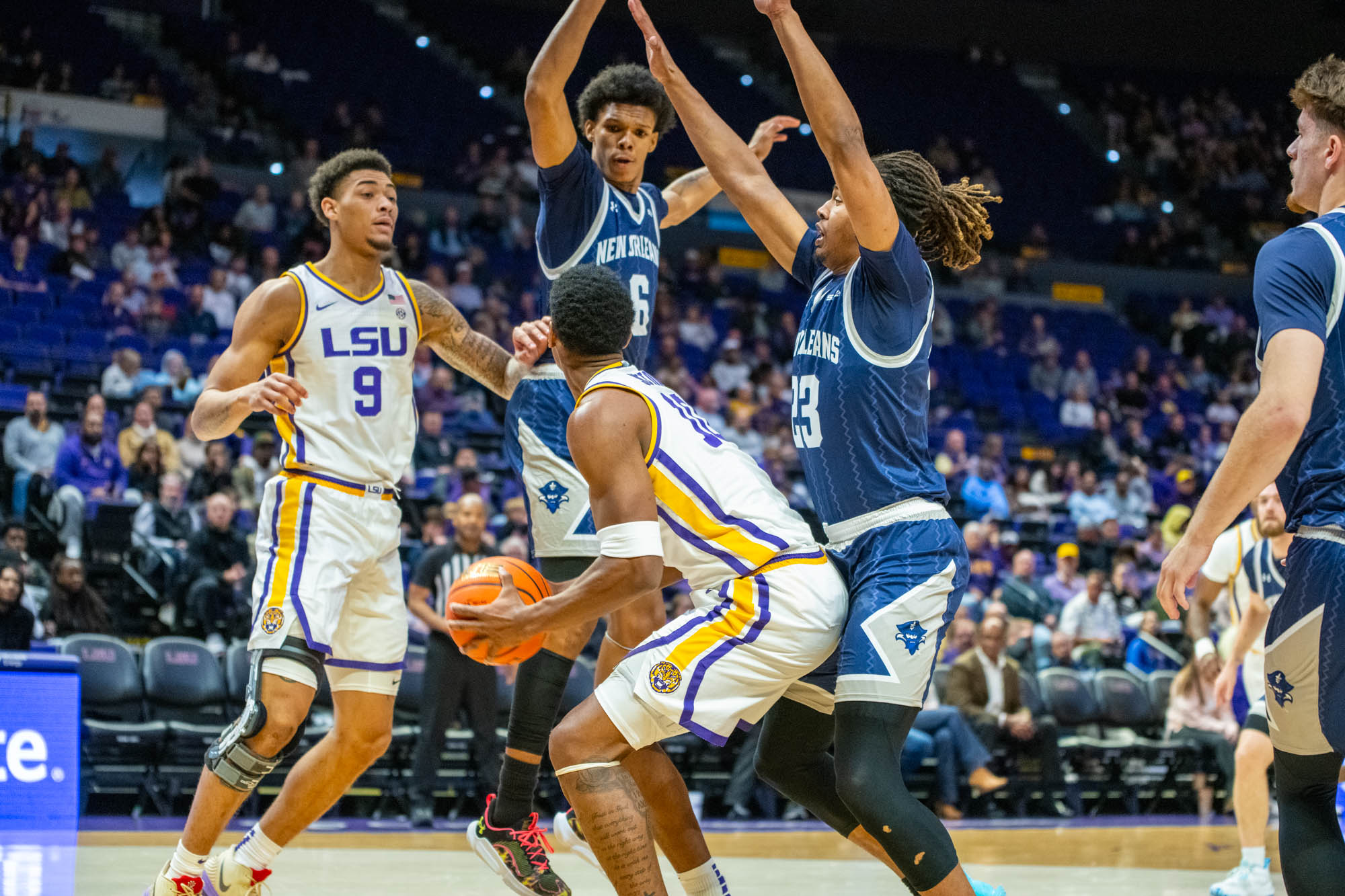 PHOTOS: LSU men's basketball defeats UNO
