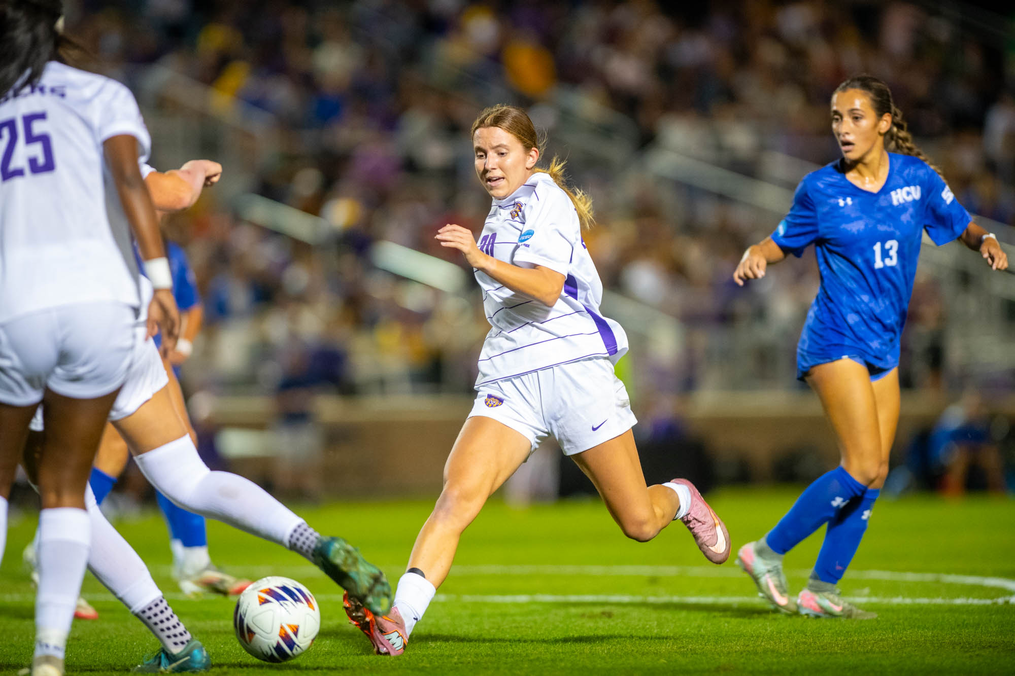 PHOTOS: LSU soccer hosts first round game of NCAA playoffs, dominates HCU