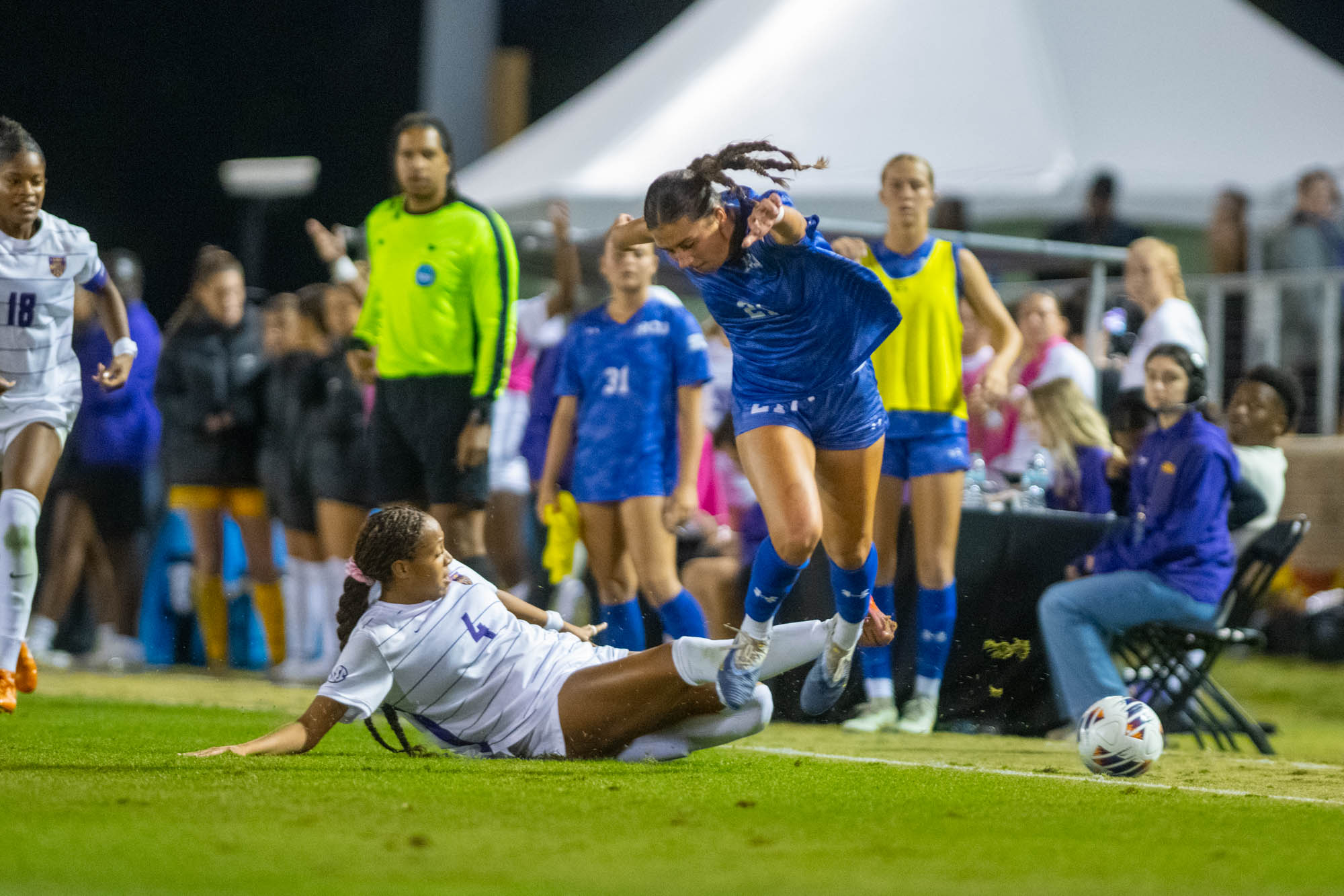 PHOTOS: LSU soccer hosts first round game of NCAA playoffs, dominates HCU