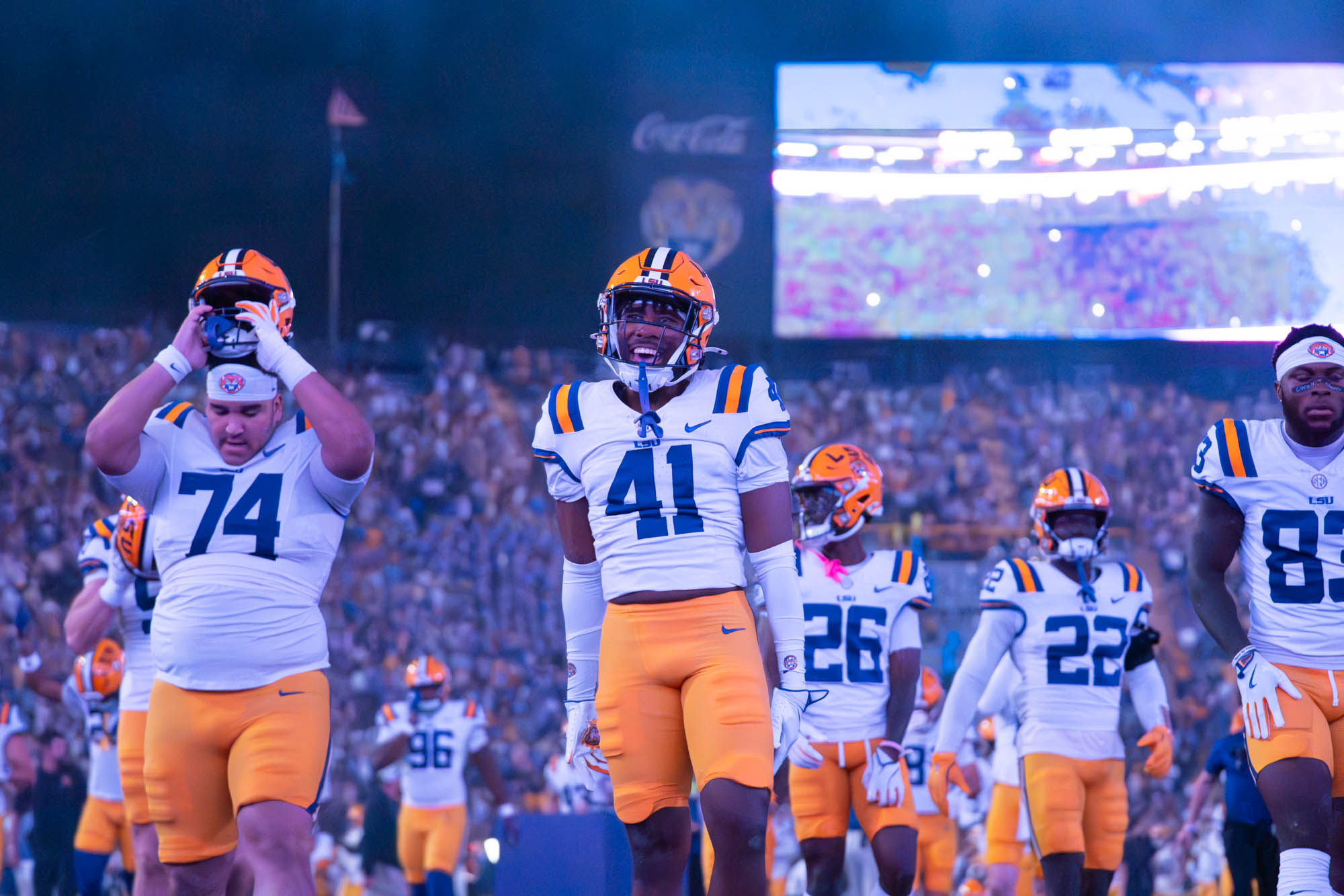 PHOTOS: LSU football narrowly defeats WKU in non-conference play