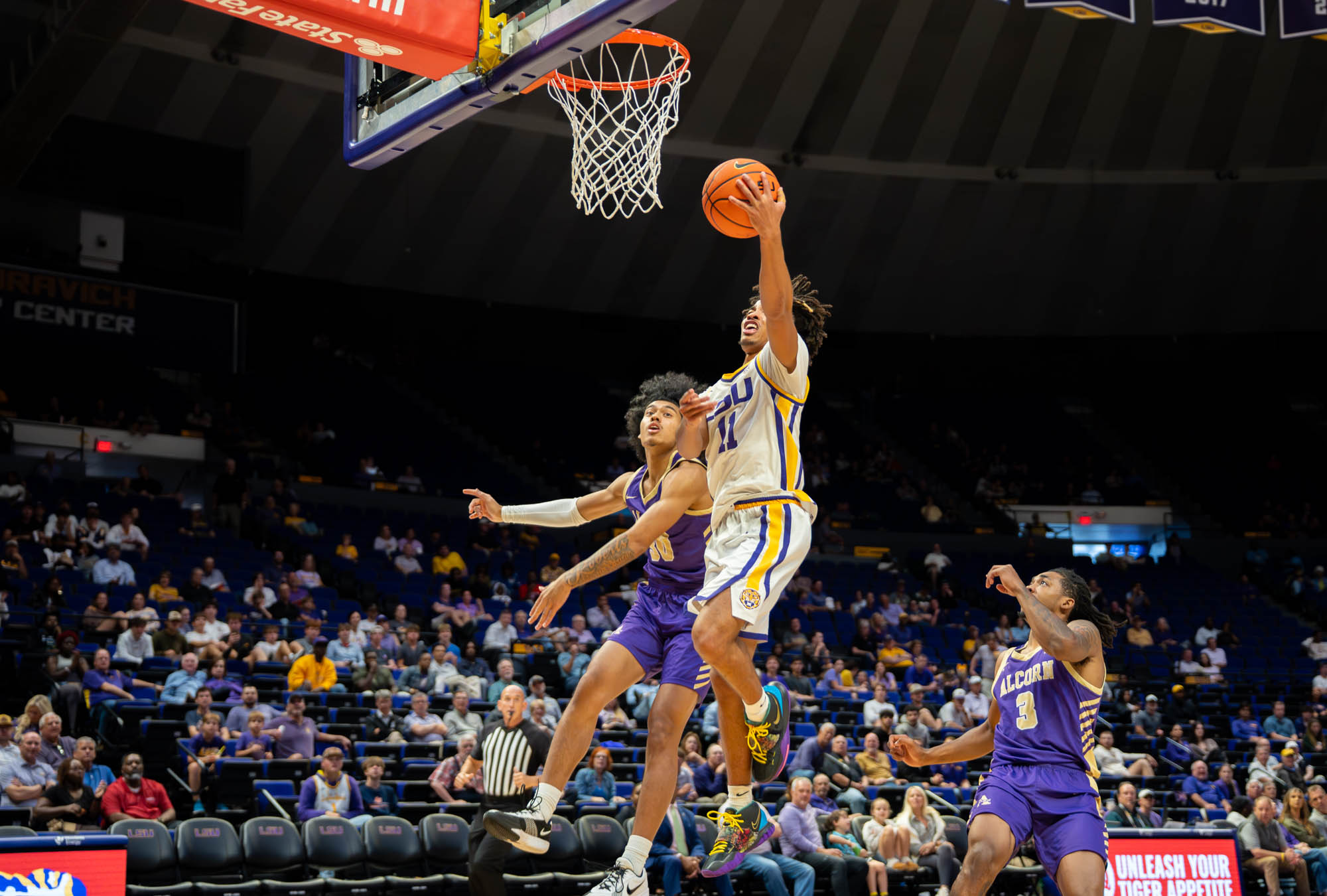 PHOTOS: LSU men's basketball defeats Alcorn State for fourth consecutive win