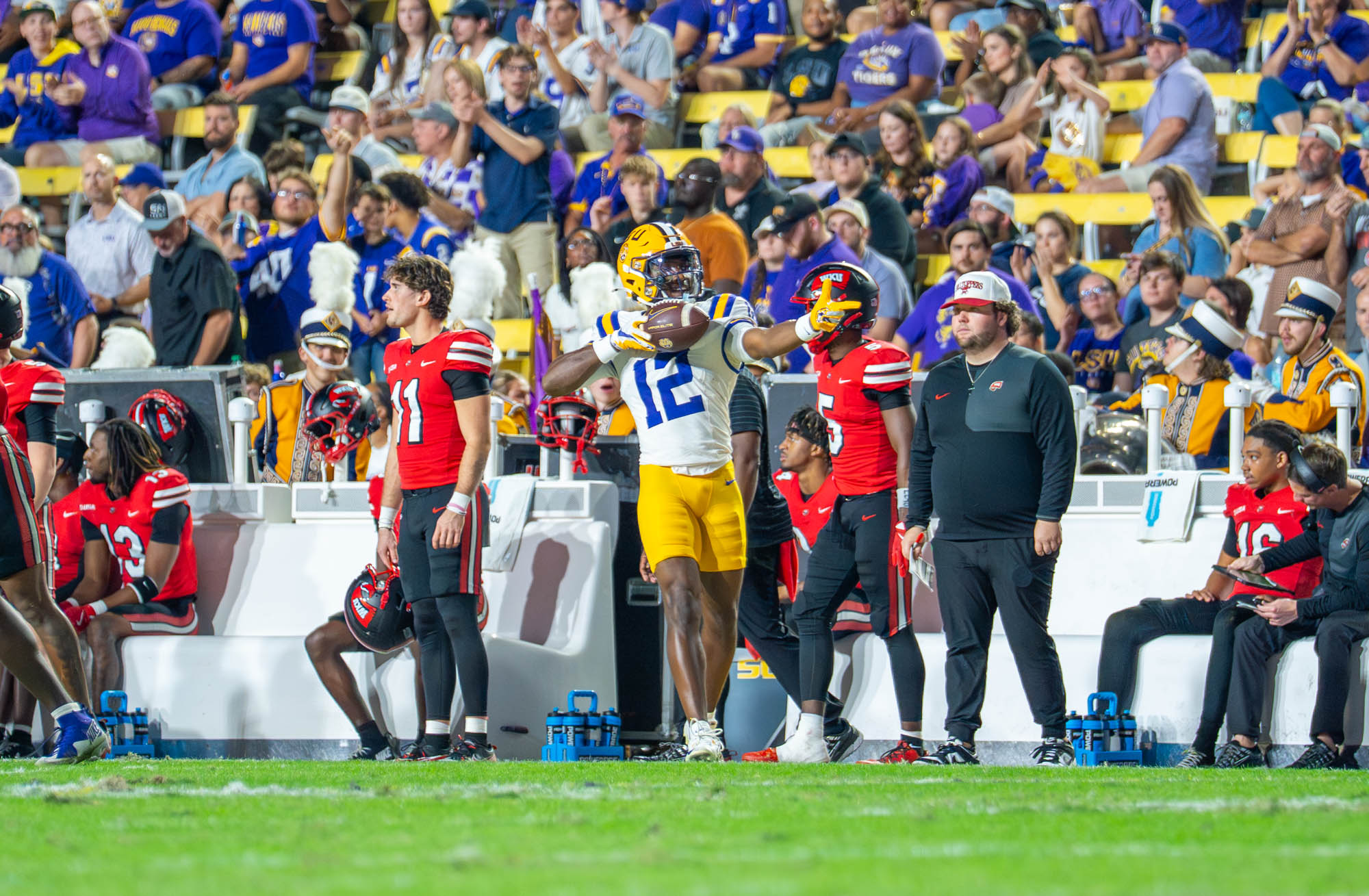 PHOTOS: LSU football narrowly defeats WKU in non-conference play