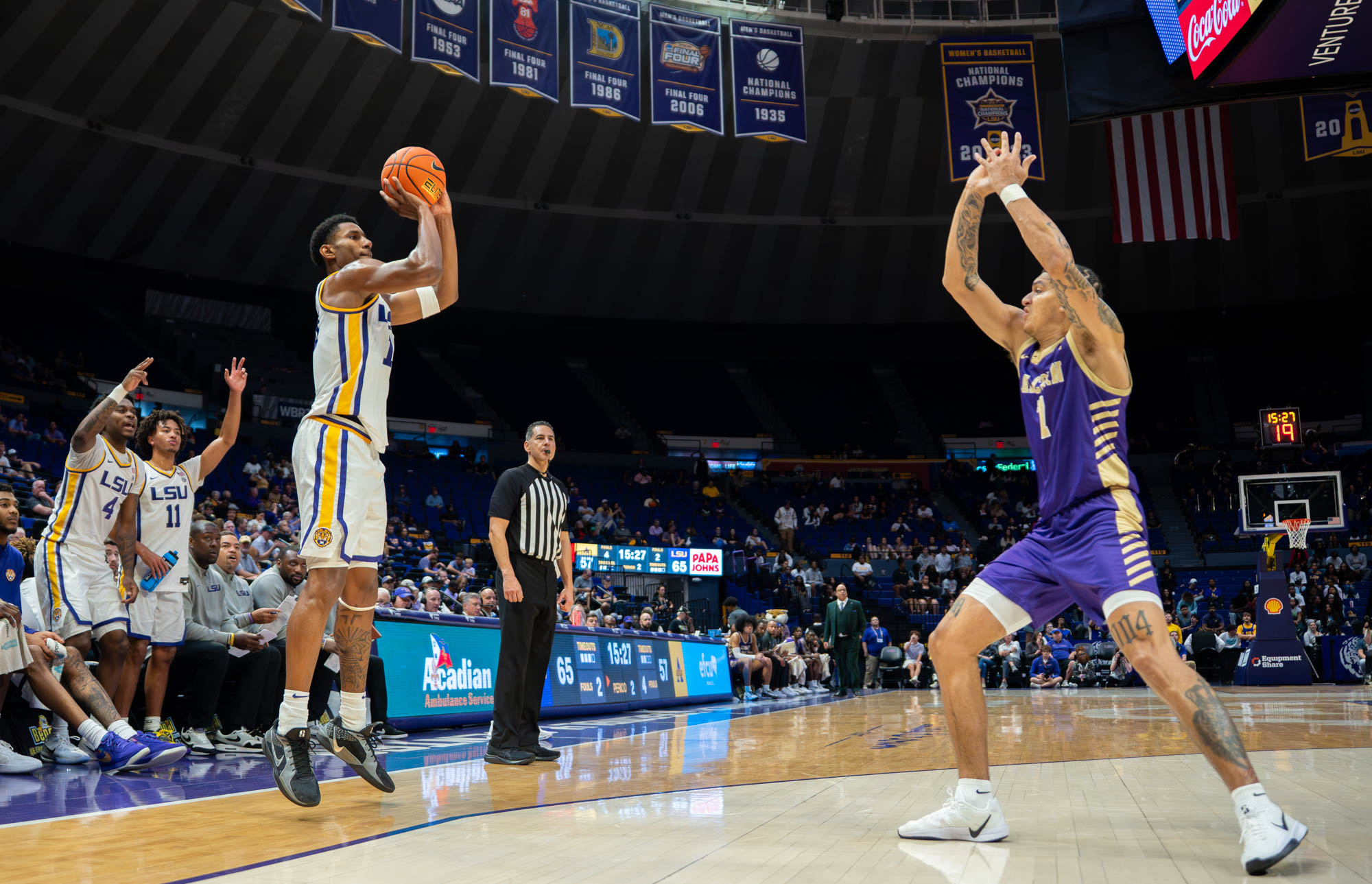 PHOTOS: LSU men's basketball defeats Alcorn State for fourth consecutive win