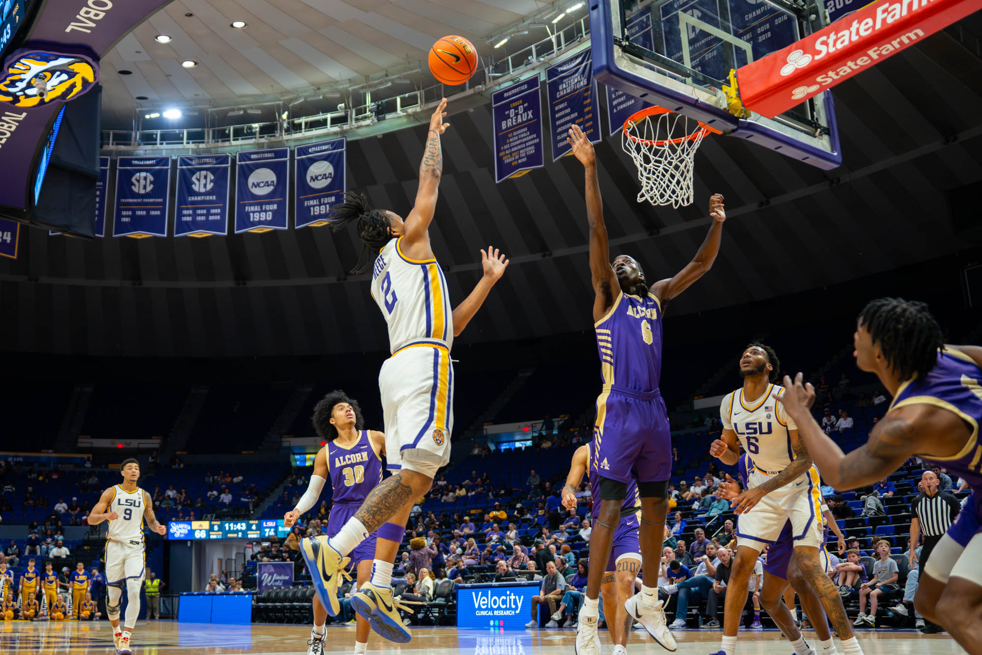 PHOTOS: LSU men's basketball defeats Alcorn State for fourth consecutive win