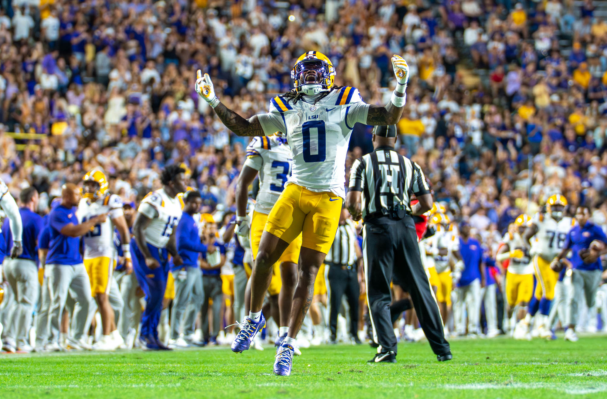 PHOTOS: LSU football narrowly defeats WKU in non-conference play