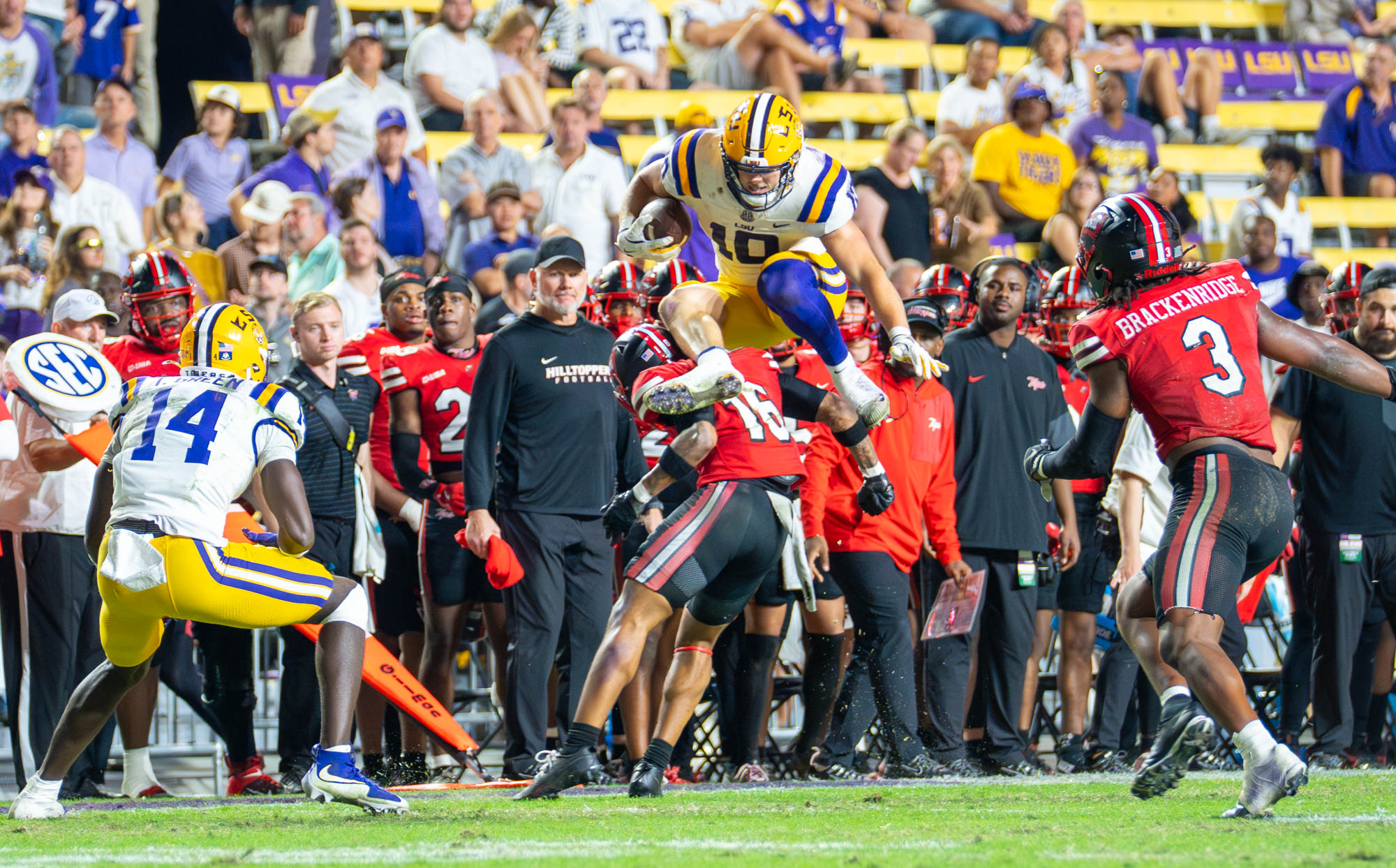 PHOTOS: LSU football narrowly defeats WKU in non-conference play