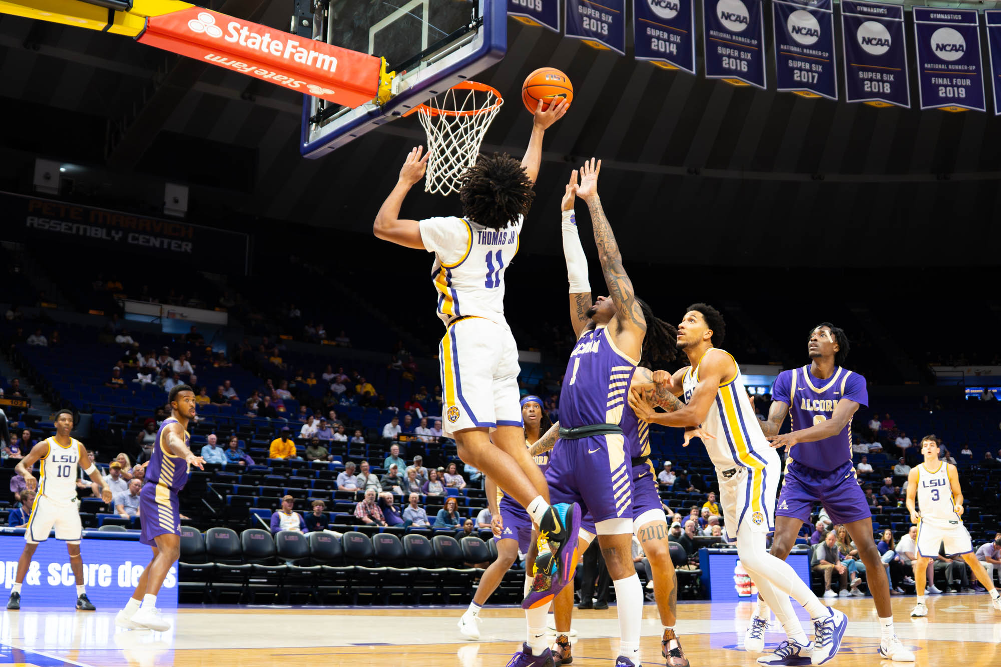 PHOTOS: LSU men's basketball defeats Alcorn State for fourth consecutive win