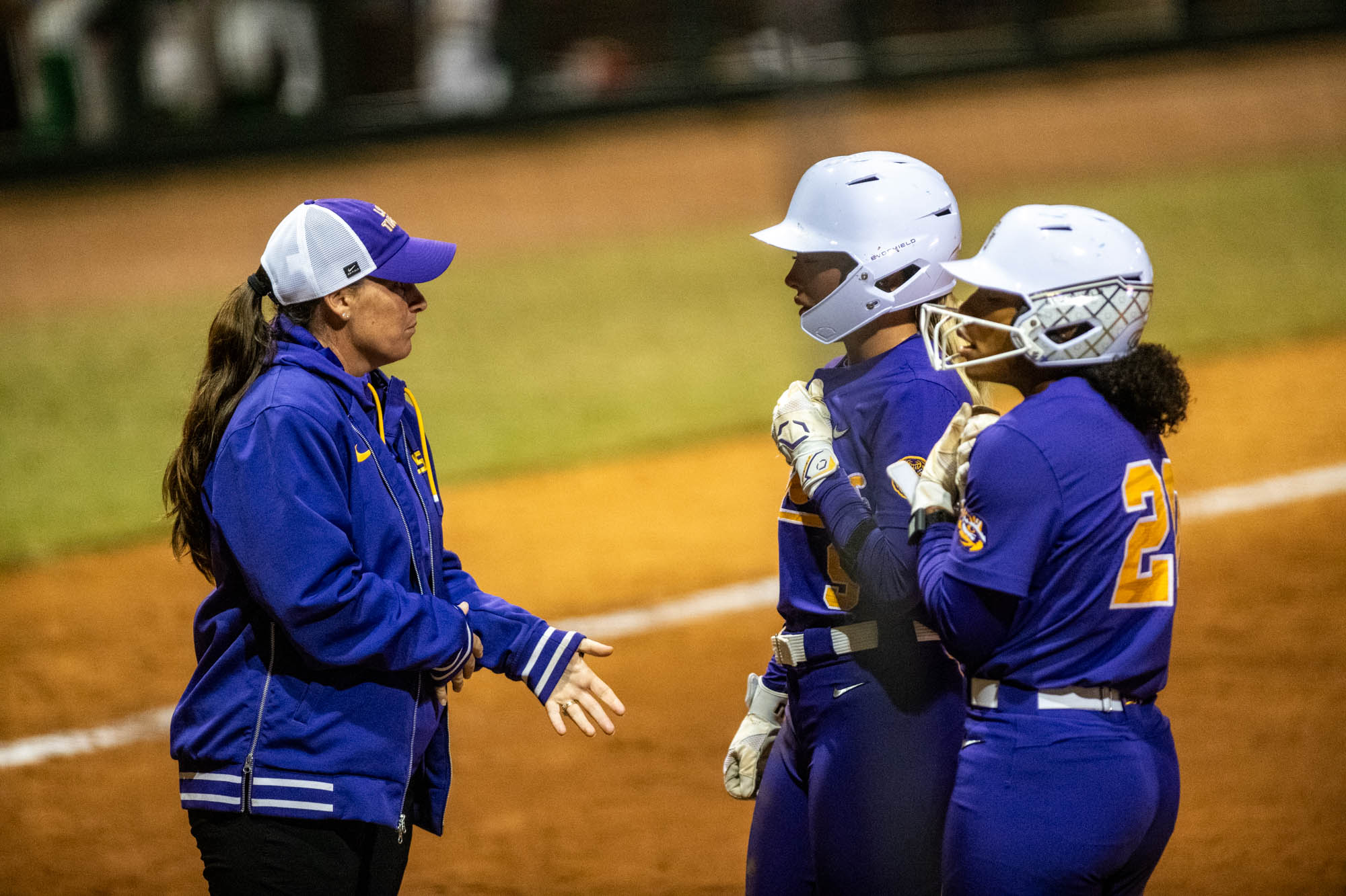 PHOTOS: LSU softball hosts exhibition doubleheader
