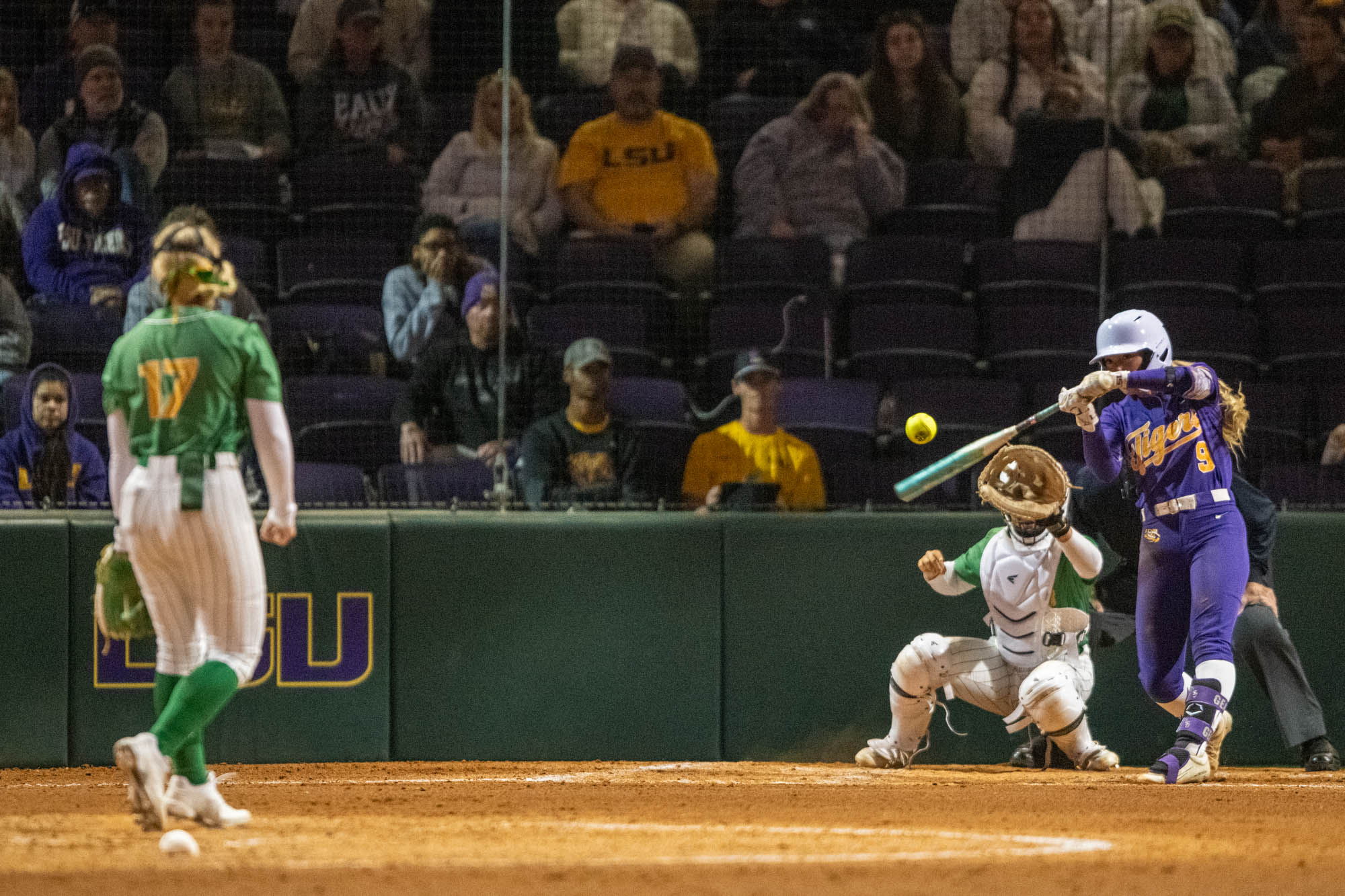 PHOTOS: LSU softball hosts exhibition doubleheader