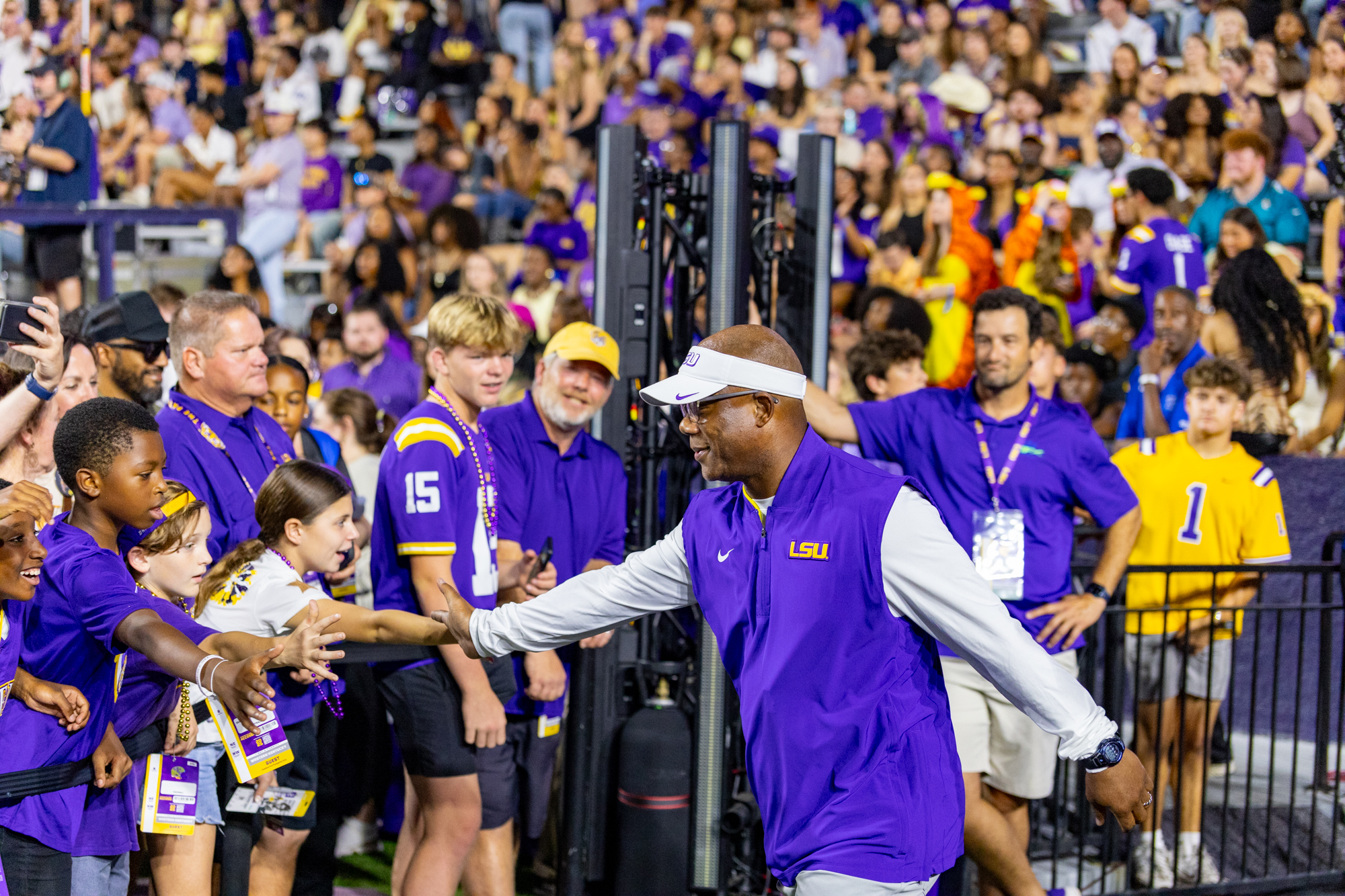 PHOTOS: LSU football narrowly defeats WKU in non-conference play