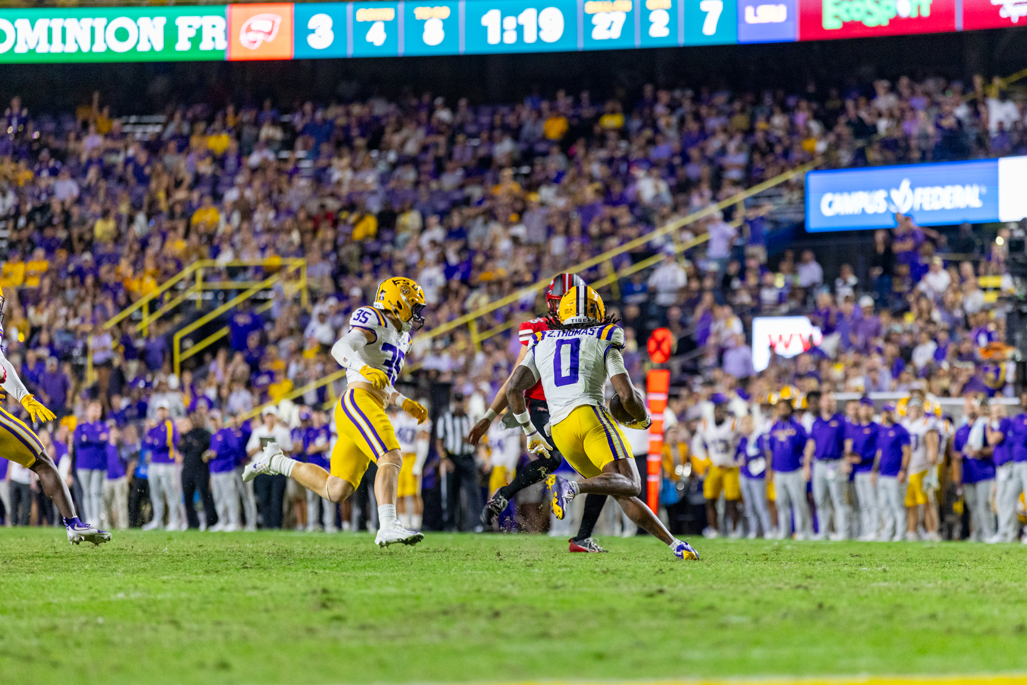PHOTOS: LSU football narrowly defeats WKU in non-conference play
