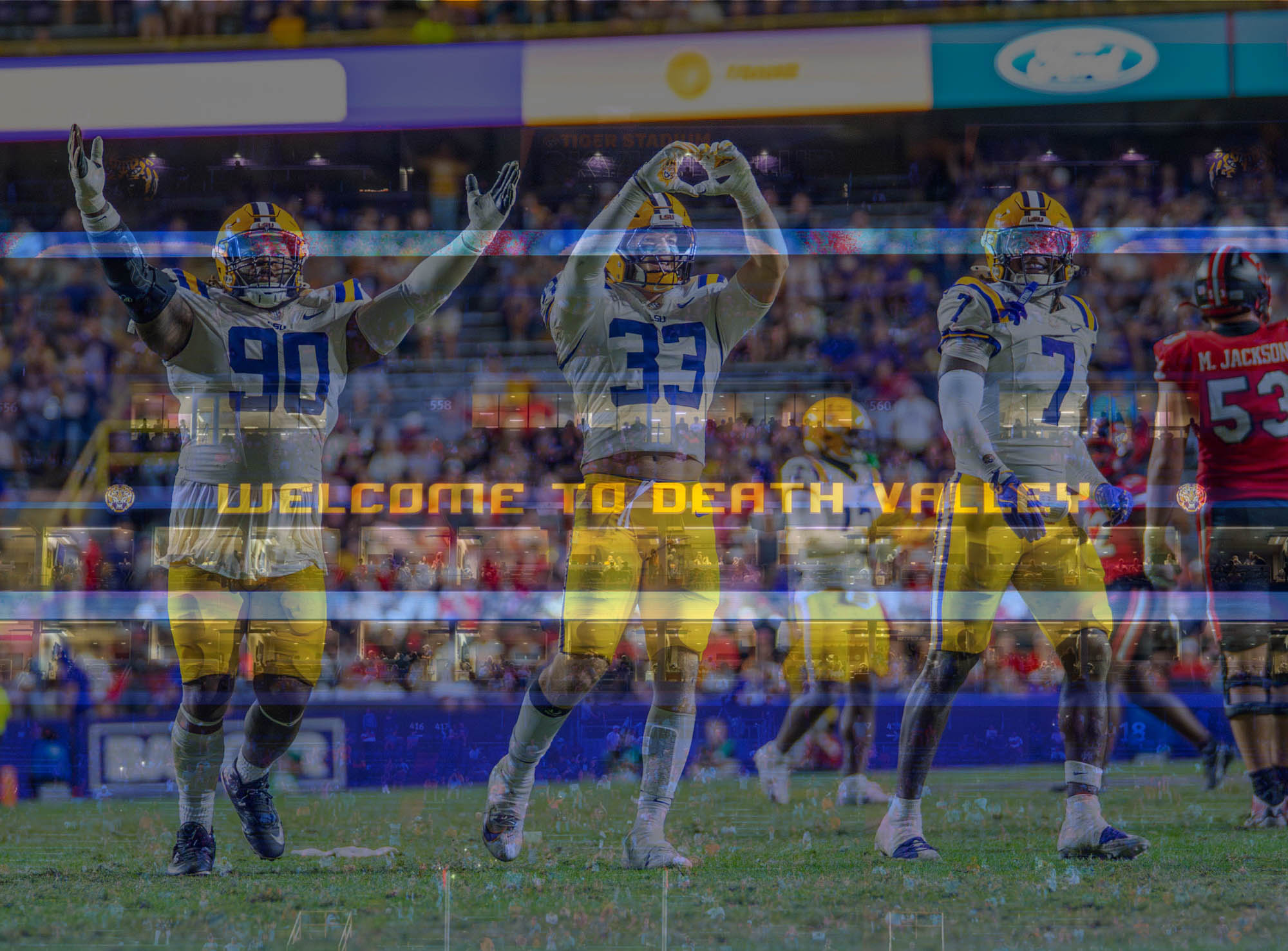 PHOTOS: LSU football captured with double exposure technique