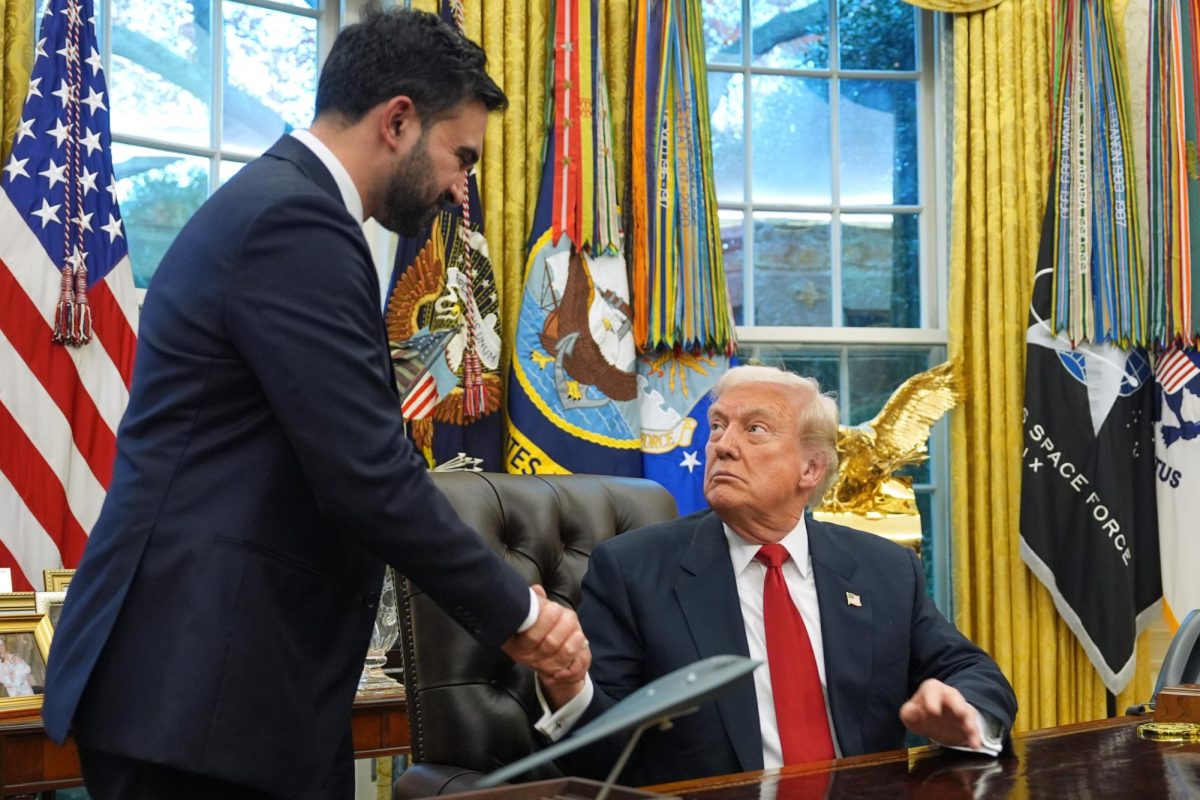 President Donald Trump shakes hands with New York City Mayor-elect Zohran Mamdani in the Oval Office of the White House, Friday, Nov. 21, 2025, in Washington. President Donald Trump shakes hands with New York City Mayor-elect Zohran Mamdani in the Oval Office of the White House, Friday, Nov. 21, 2025, in Washington.