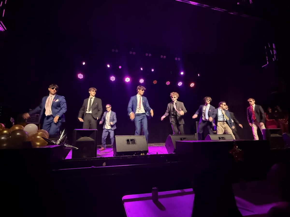 LSU Zeta's annual  Big Man on Campus pageant  contestants perform their opening number on Nov. 21, 2025, in Baton Rouge, LA.