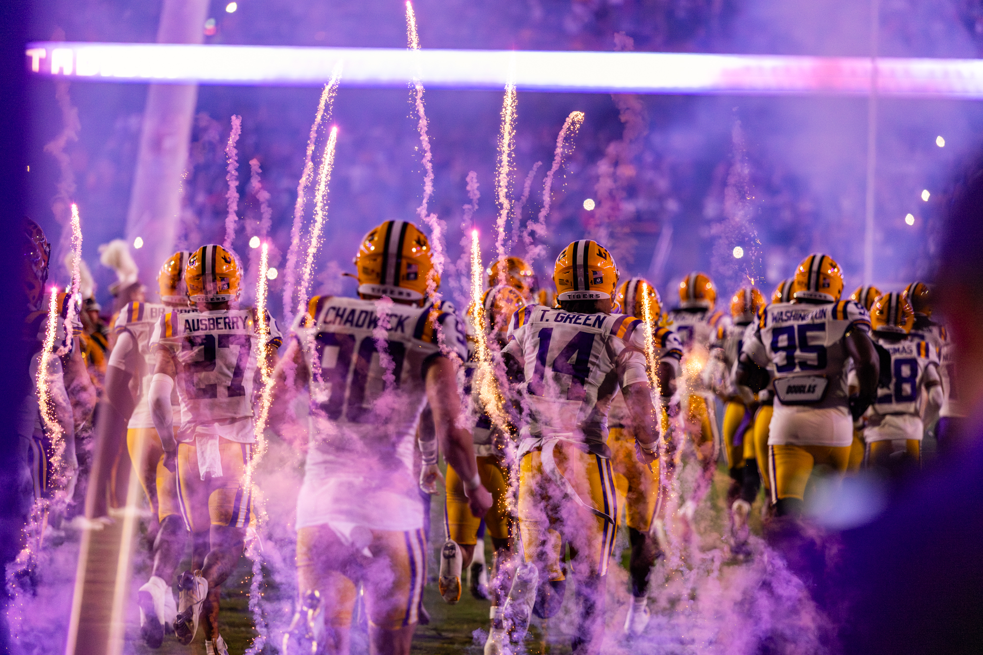 PHOTOS: LSU football captured with double exposure technique