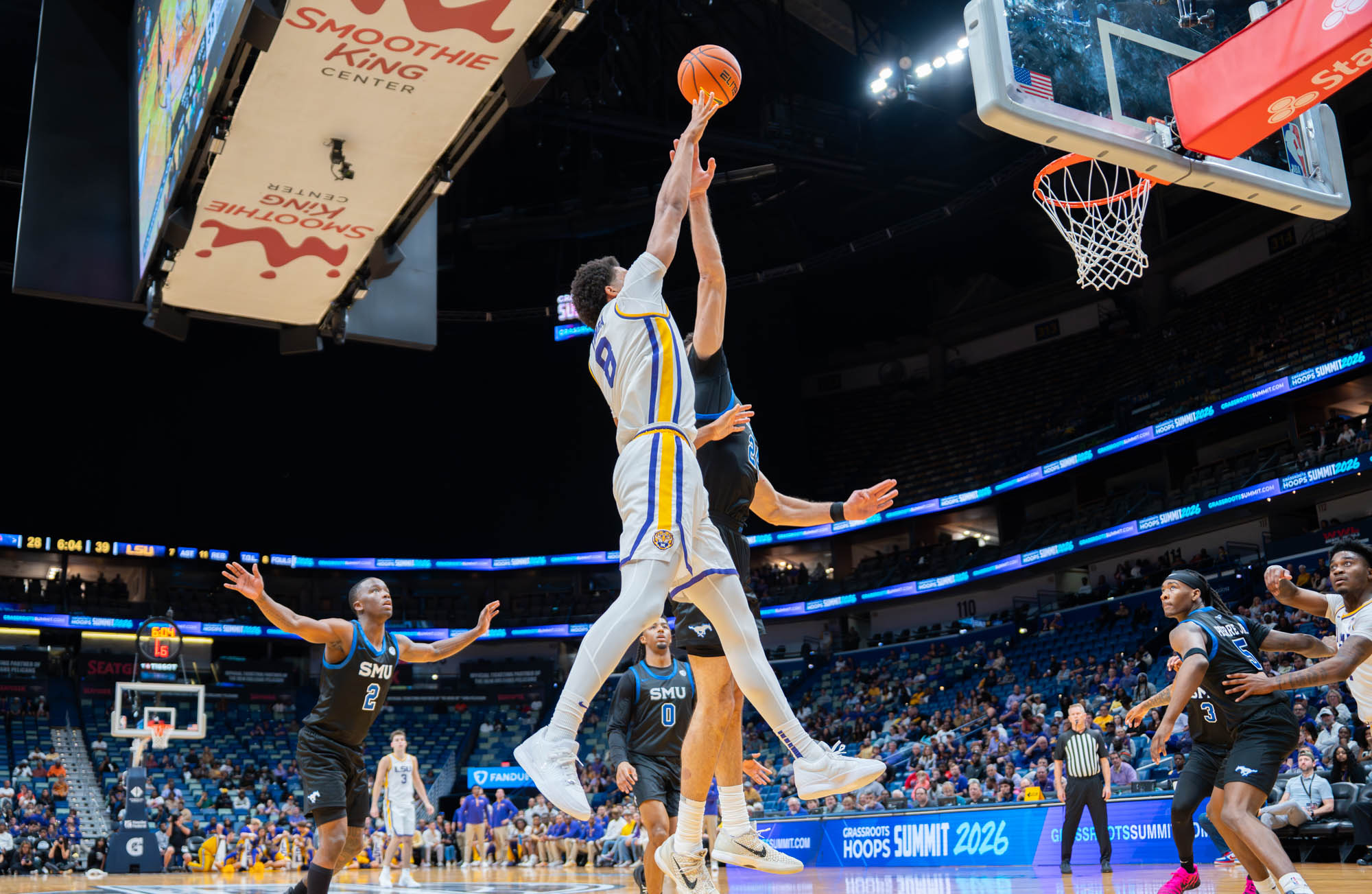 PHOTOS: LSU men's basketball defeats SMU on the road in New Orleans