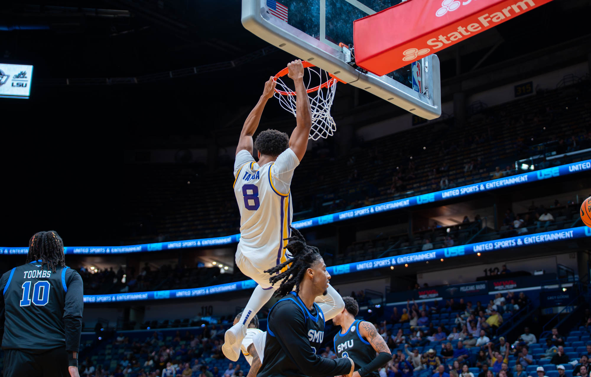 PHOTOS: LSU men's basketball defeats SMU on the road in New Orleans