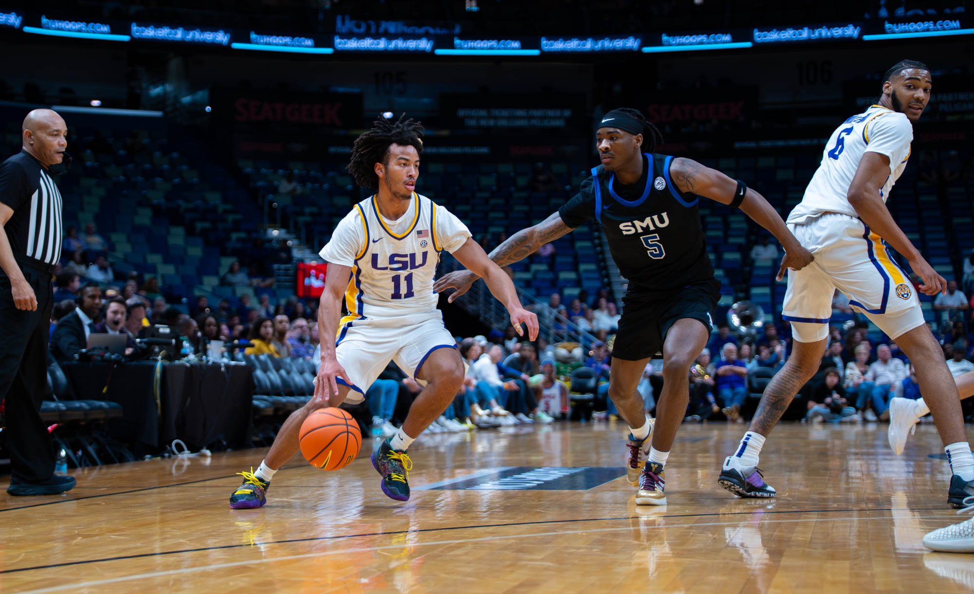 PHOTOS: LSU men's basketball defeats SMU on the road in New Orleans
