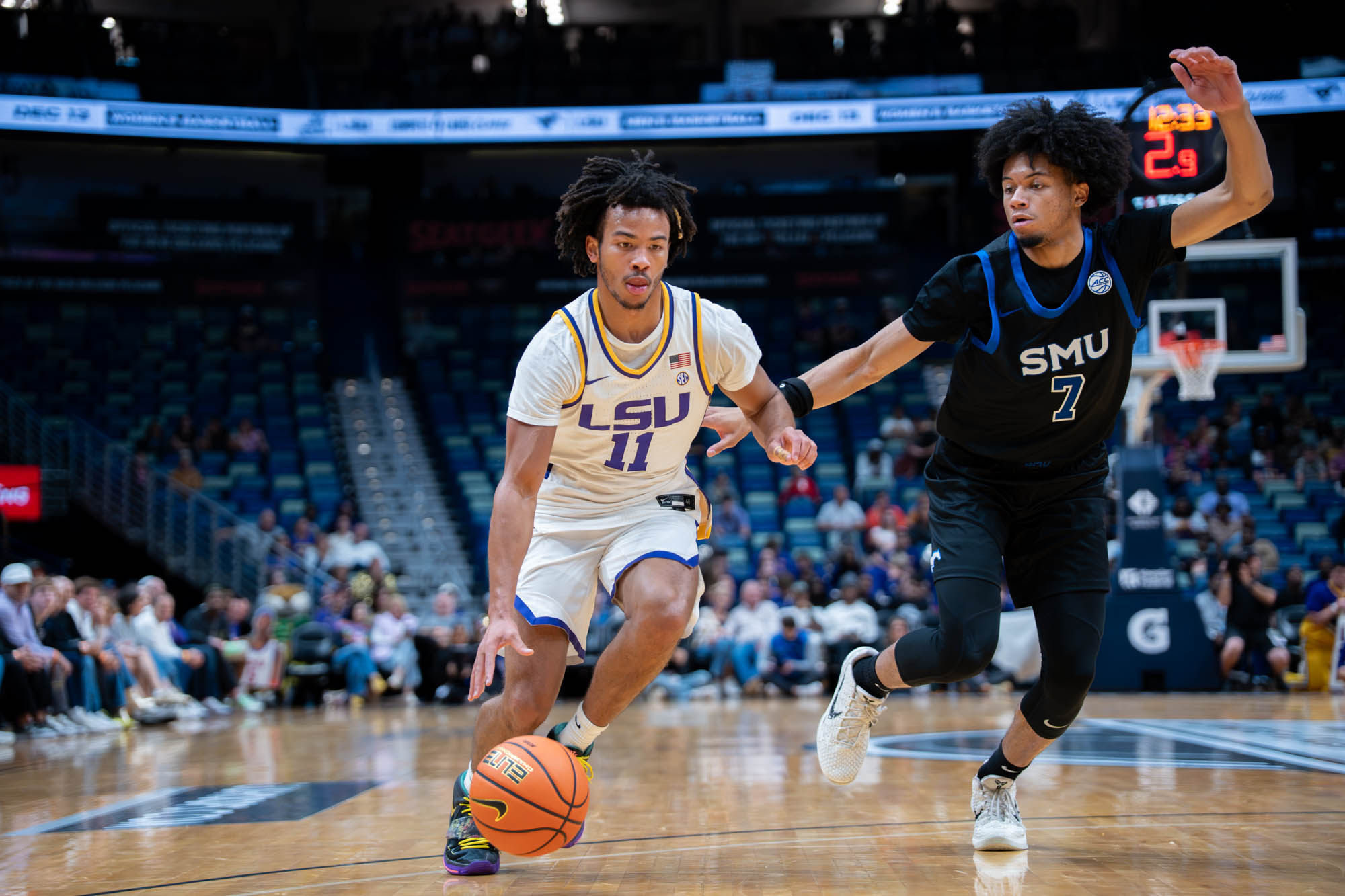 PHOTOS: LSU men's basketball defeats SMU on the road in New Orleans